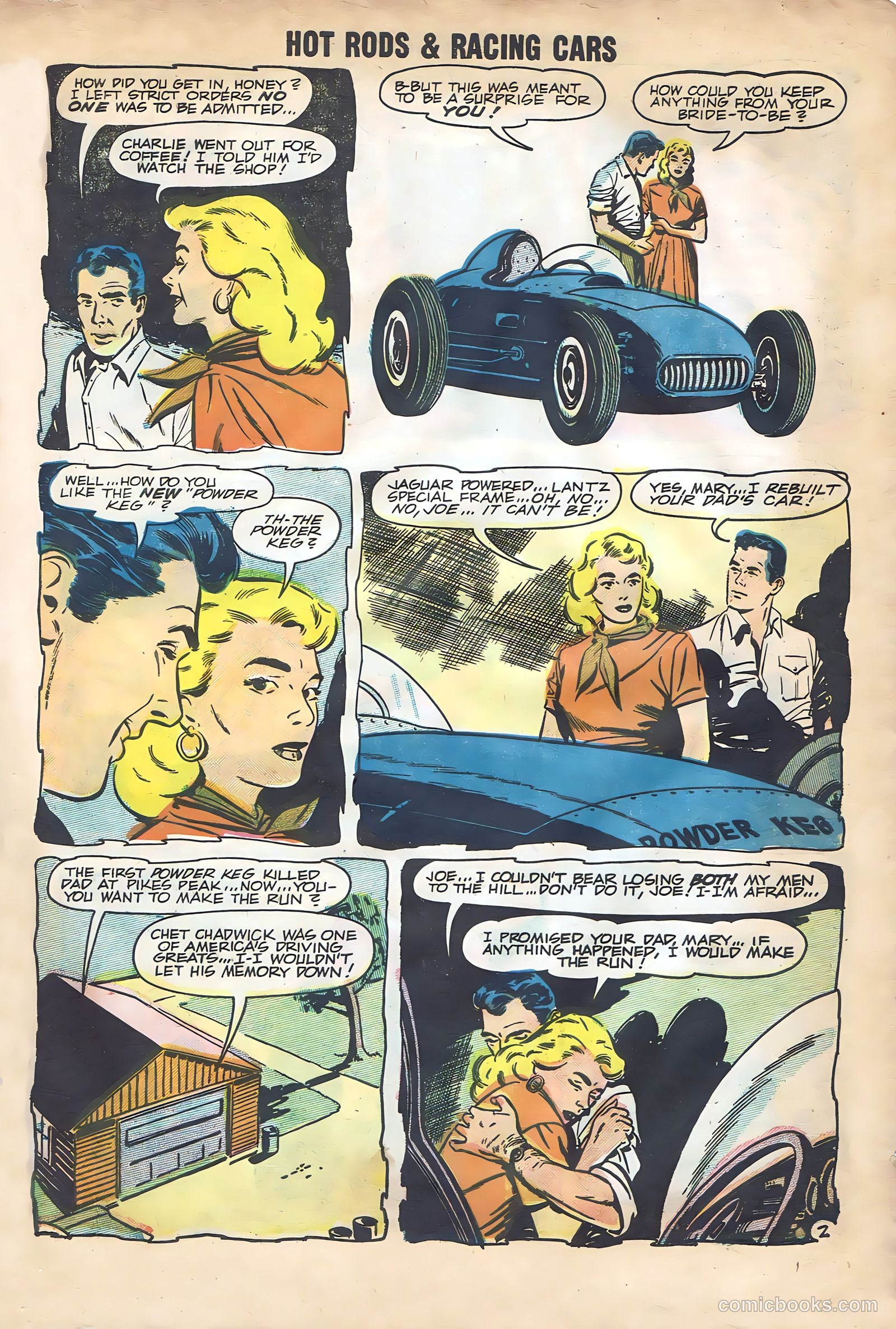 Hot Rods and Racing Cars #35 (1958) — page 61 of 68
