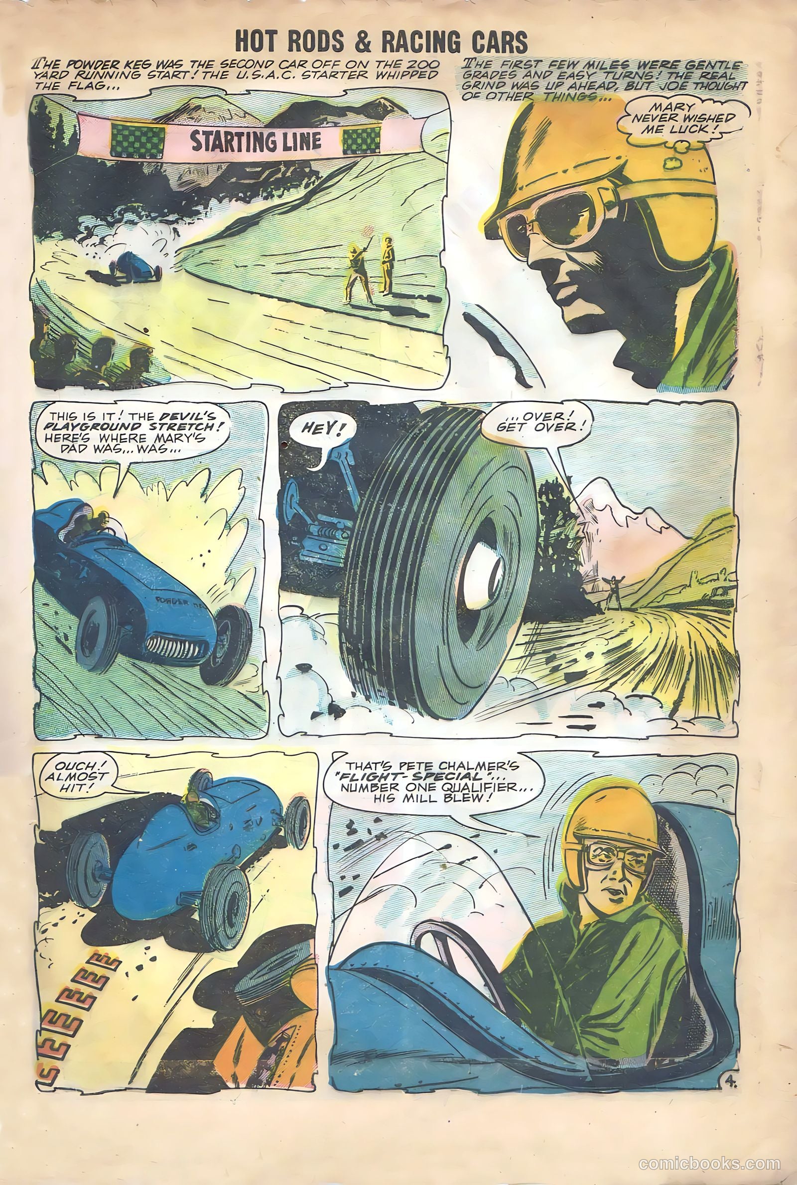 Hot Rods and Racing Cars #35 (1958) — page 63 of 68