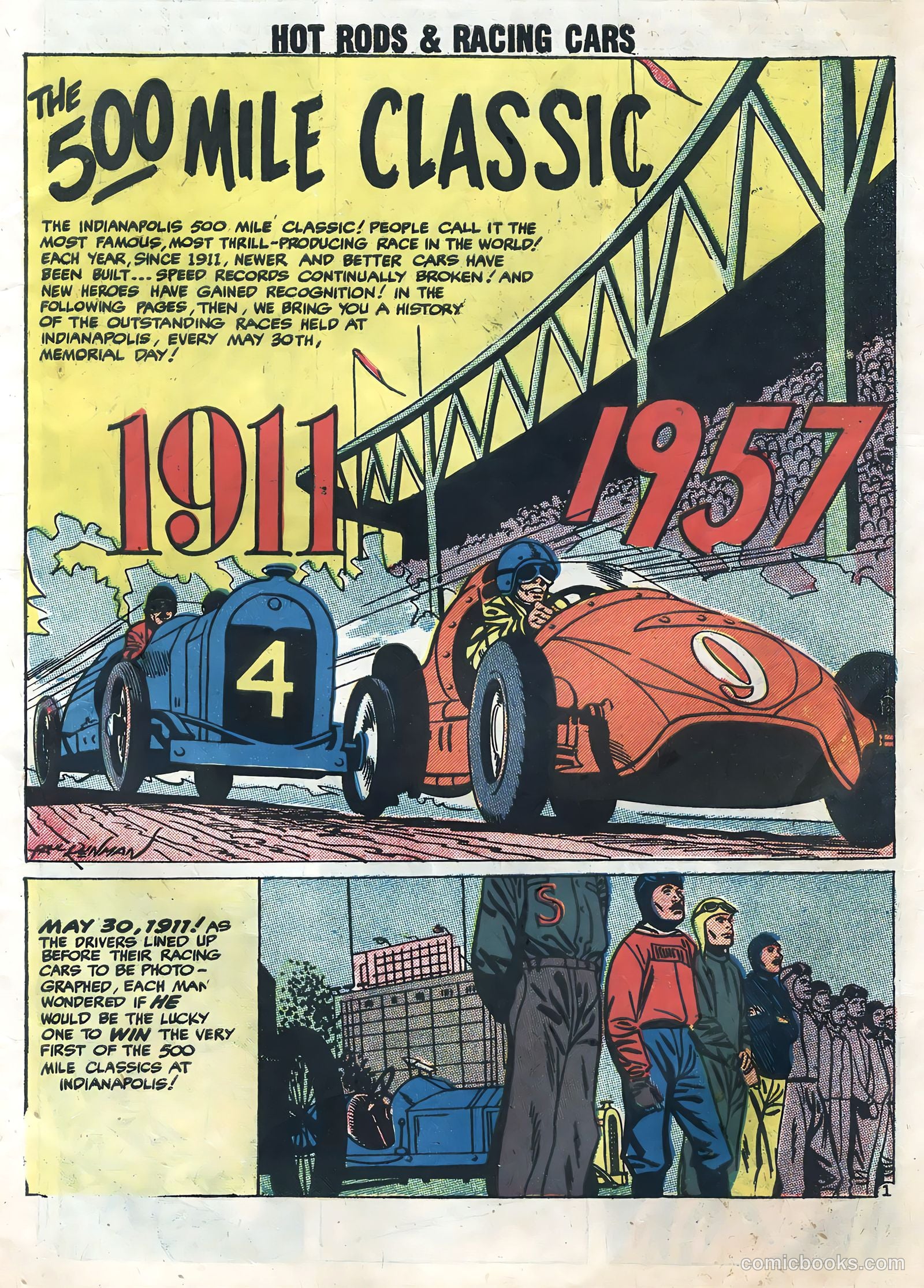 Hot Rods and Racing Cars #36 (1958) — page 3 of 36