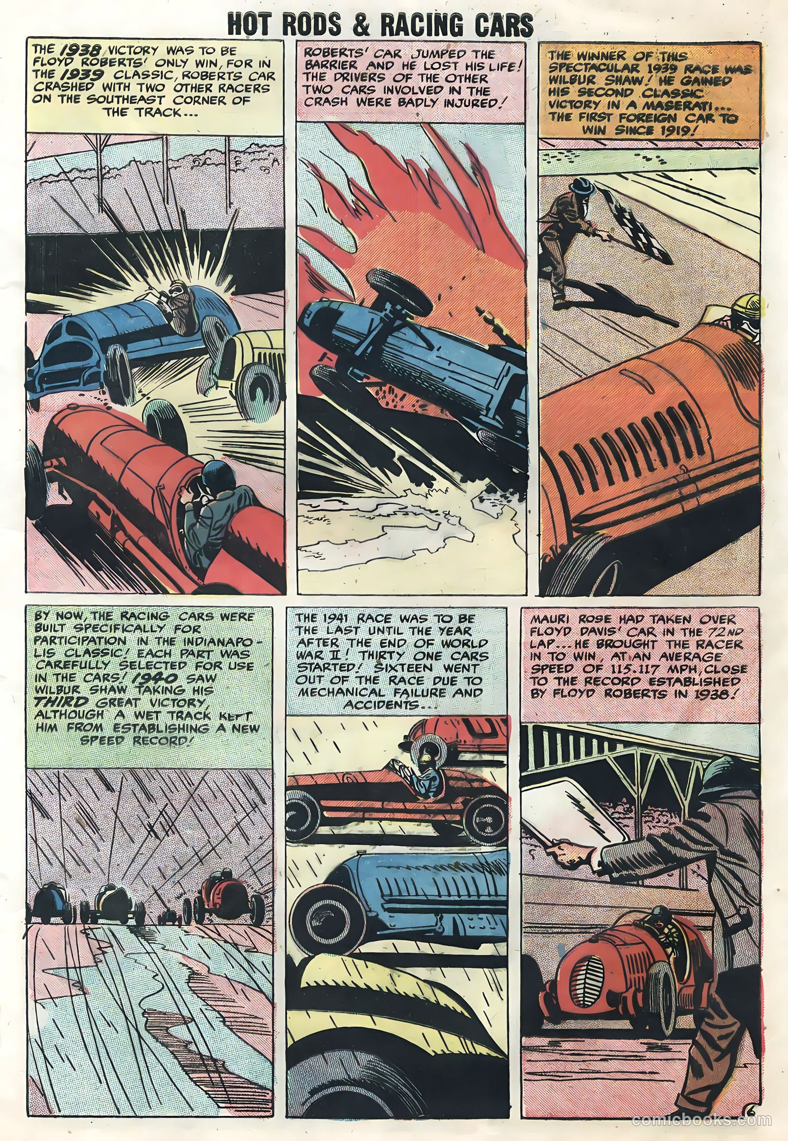 Hot Rods and Racing Cars #36 (1958) — page 9 of 36