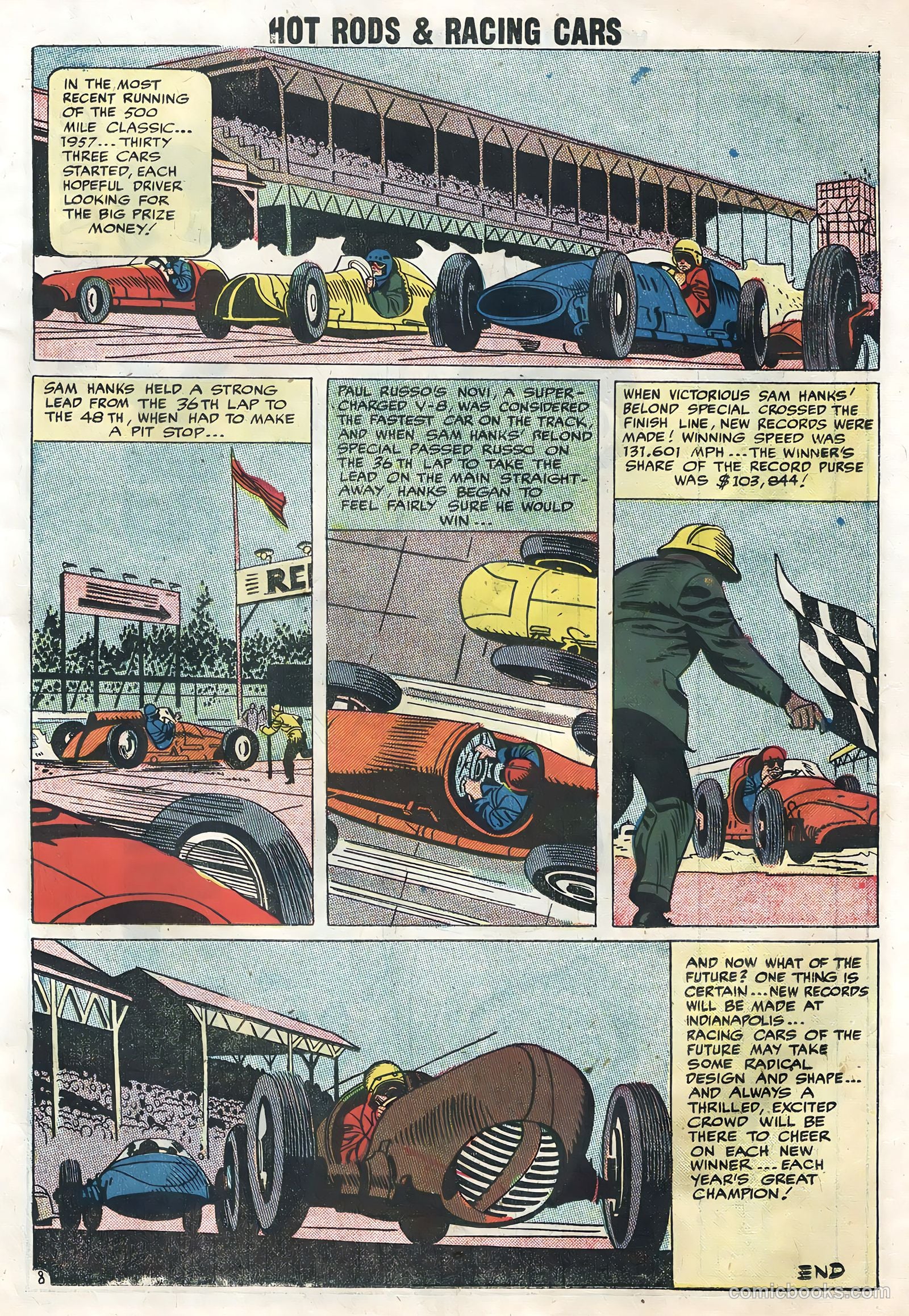 Hot Rods and Racing Cars #36 (1958) — page 11 of 36