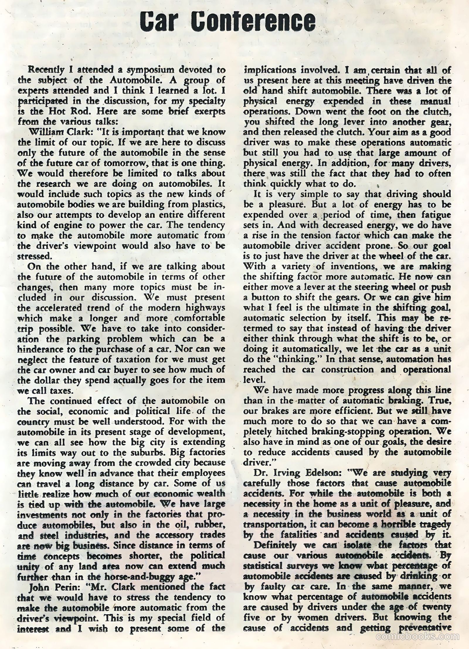 Hot Rods and Racing Cars #36 (1958) — page 17 of 36