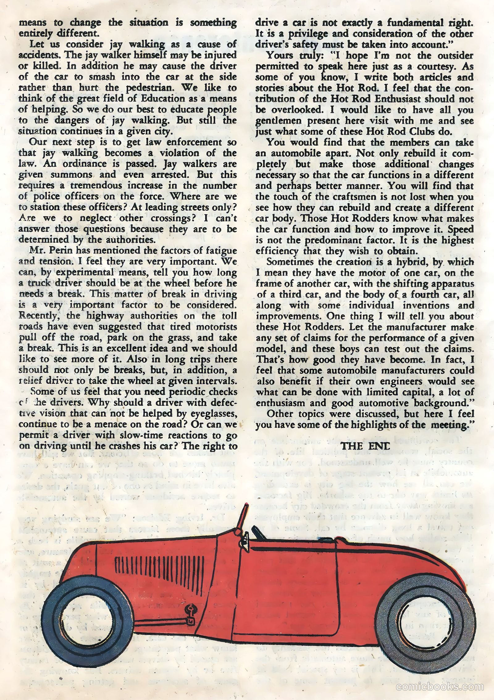 Hot Rods and Racing Cars #36 (1958) — page 18 of 36