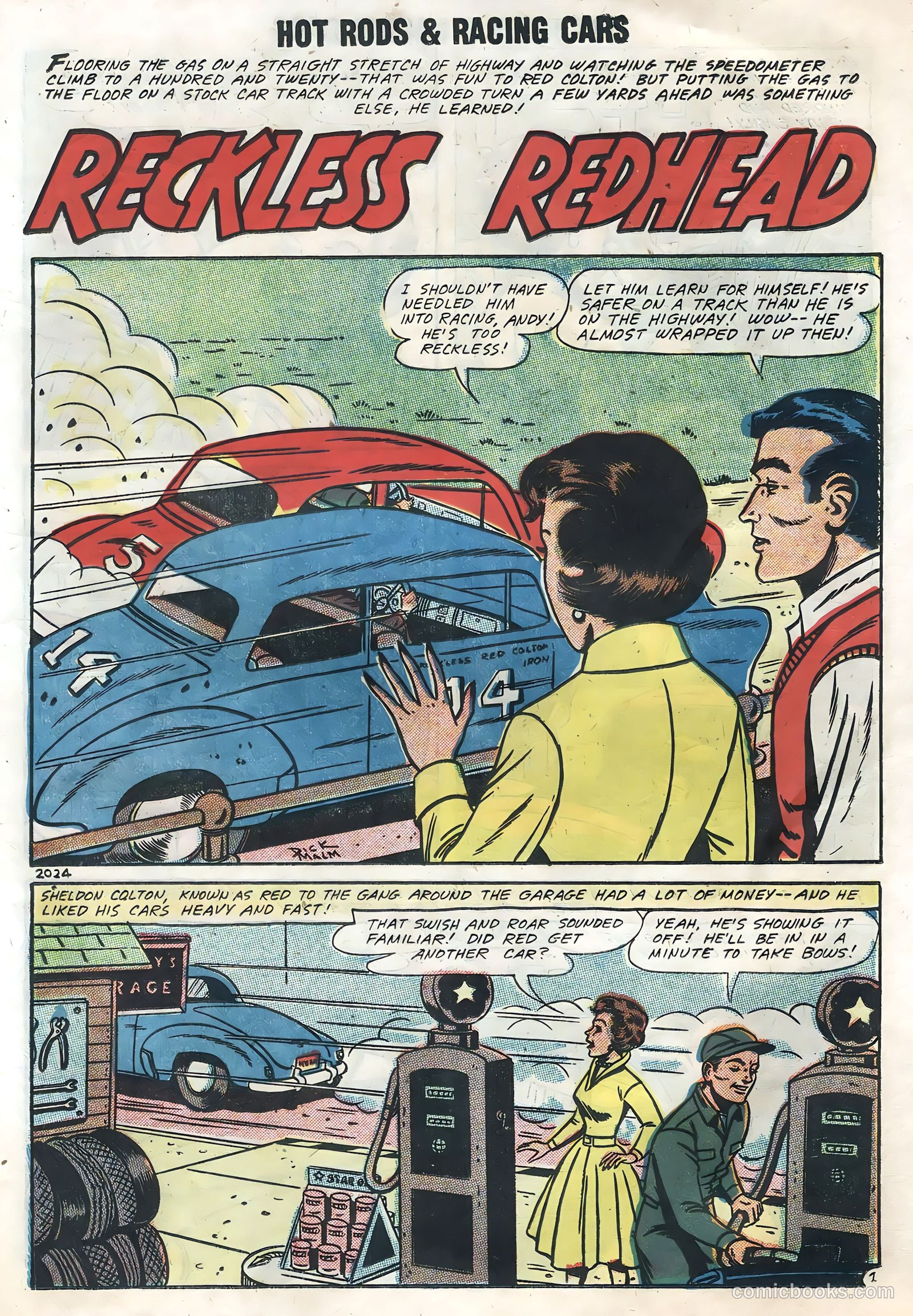 Hot Rods and Racing Cars #36 (1958) — page 19 of 36