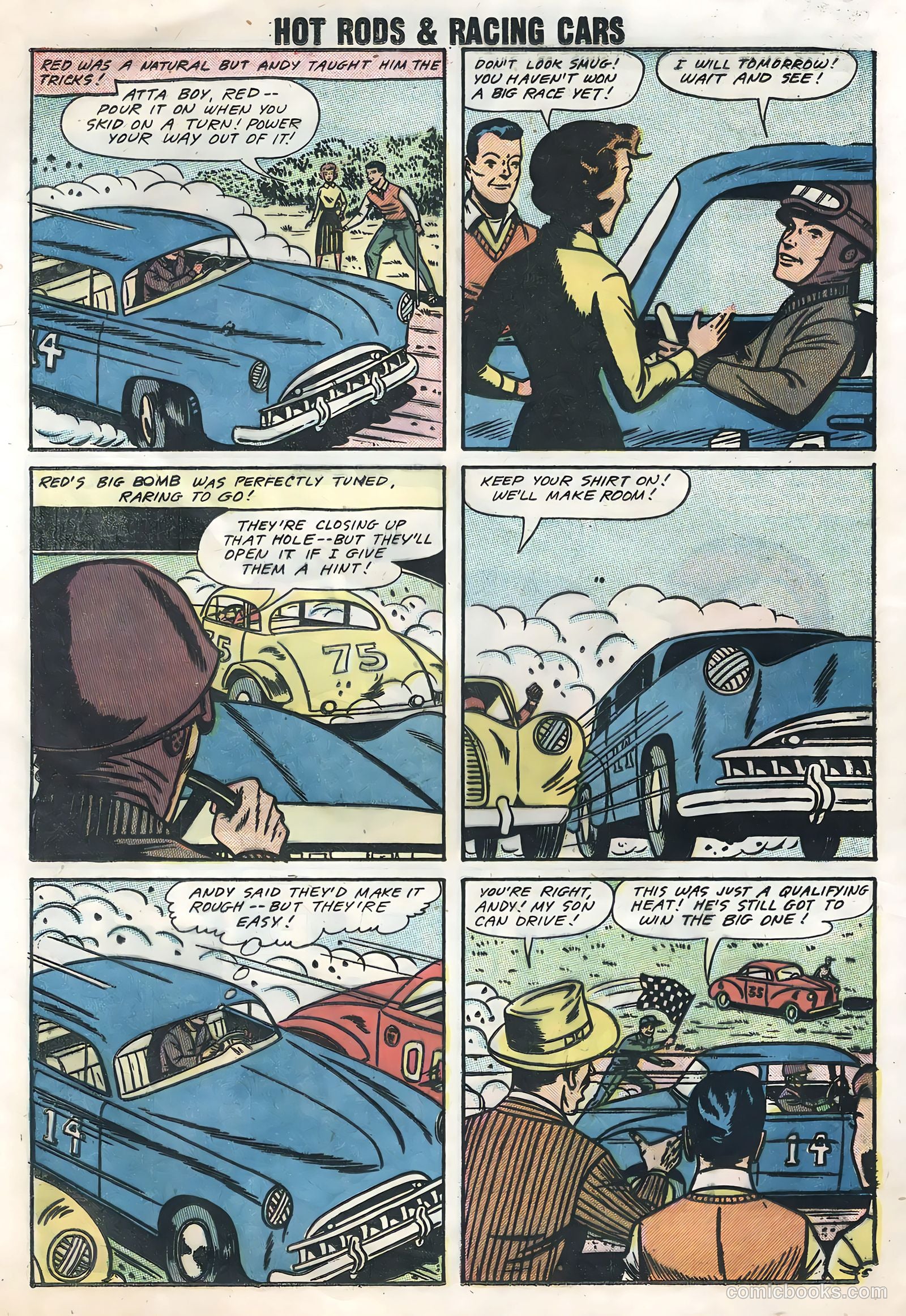 Hot Rods and Racing Cars #36 (1958) — page 24 of 36