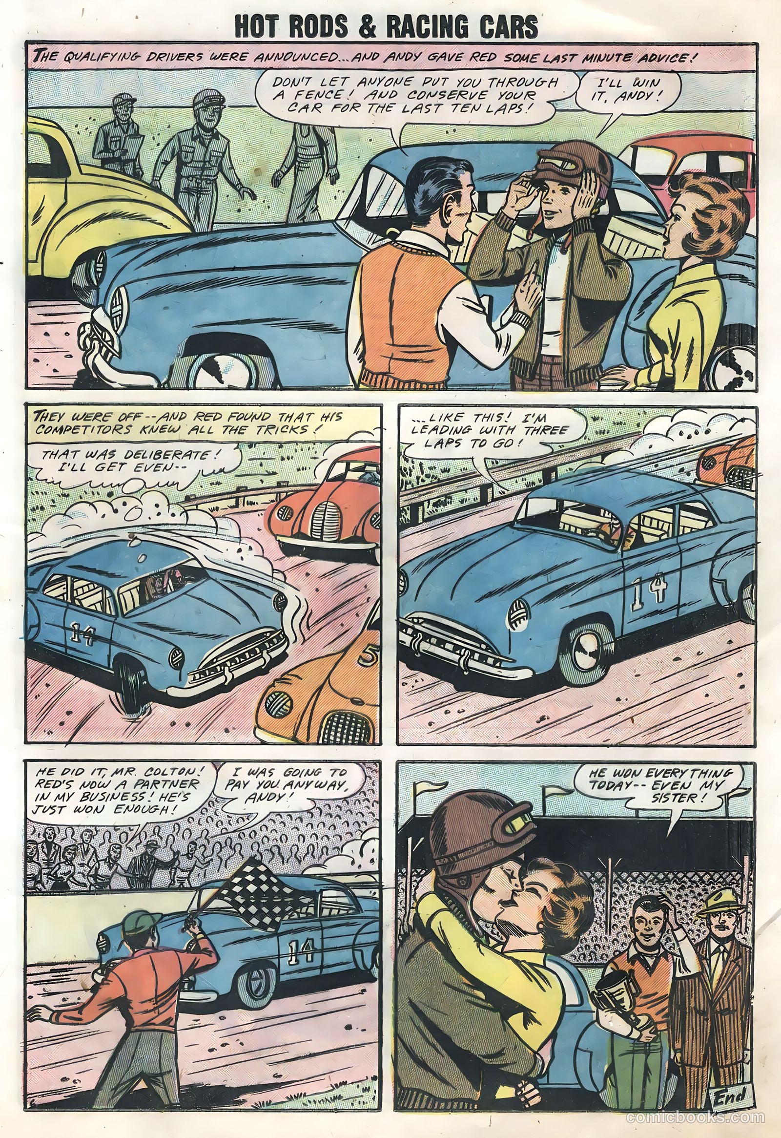Hot Rods and Racing Cars #36 (1958) — page 25 of 36
