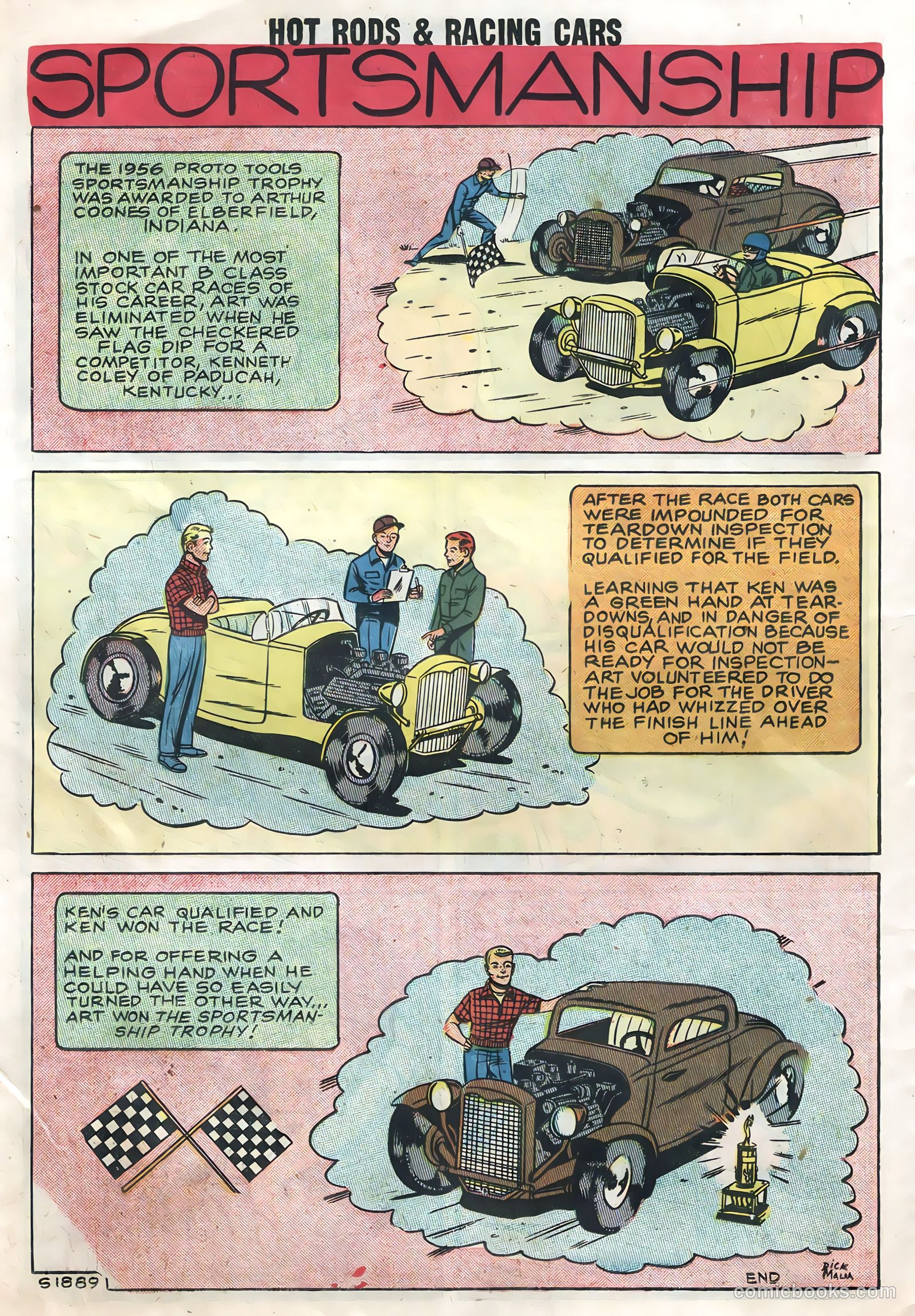 Hot Rods and Racing Cars #36 (1958) — page 26 of 36