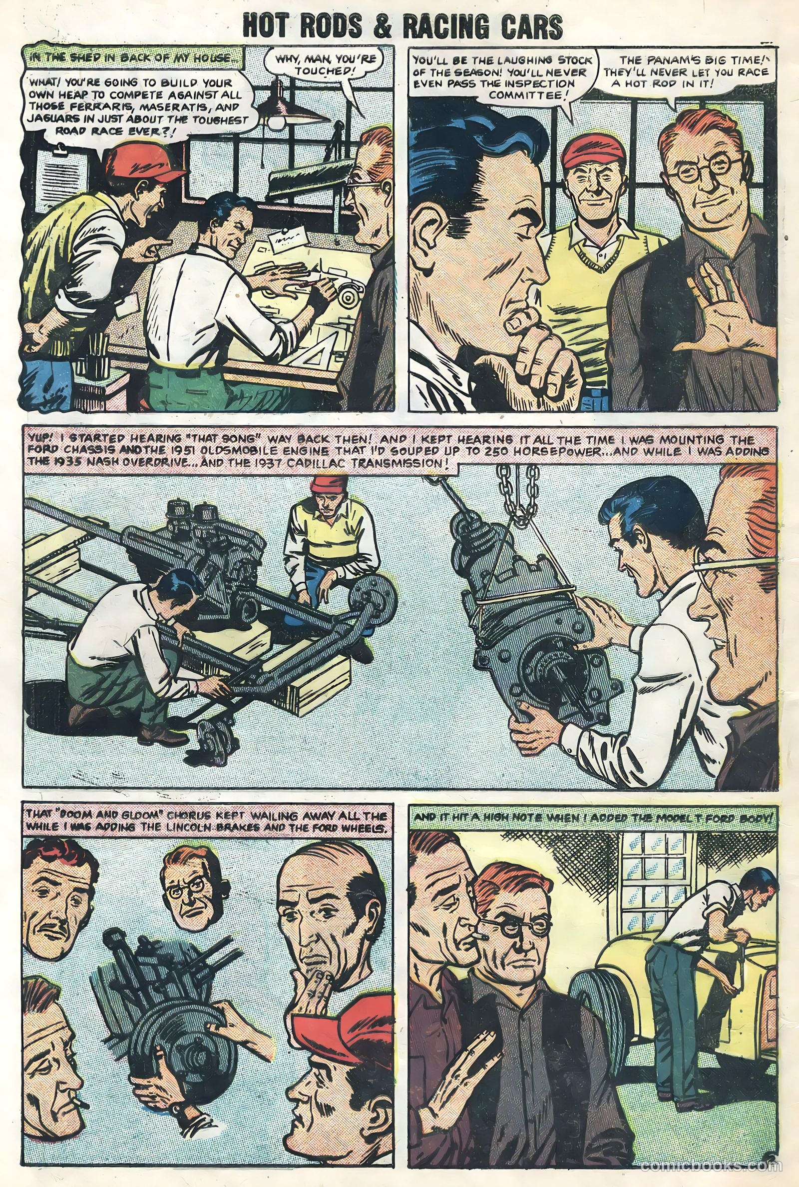 Hot Rods and Racing Cars #37 (1958) — page 4 of 36