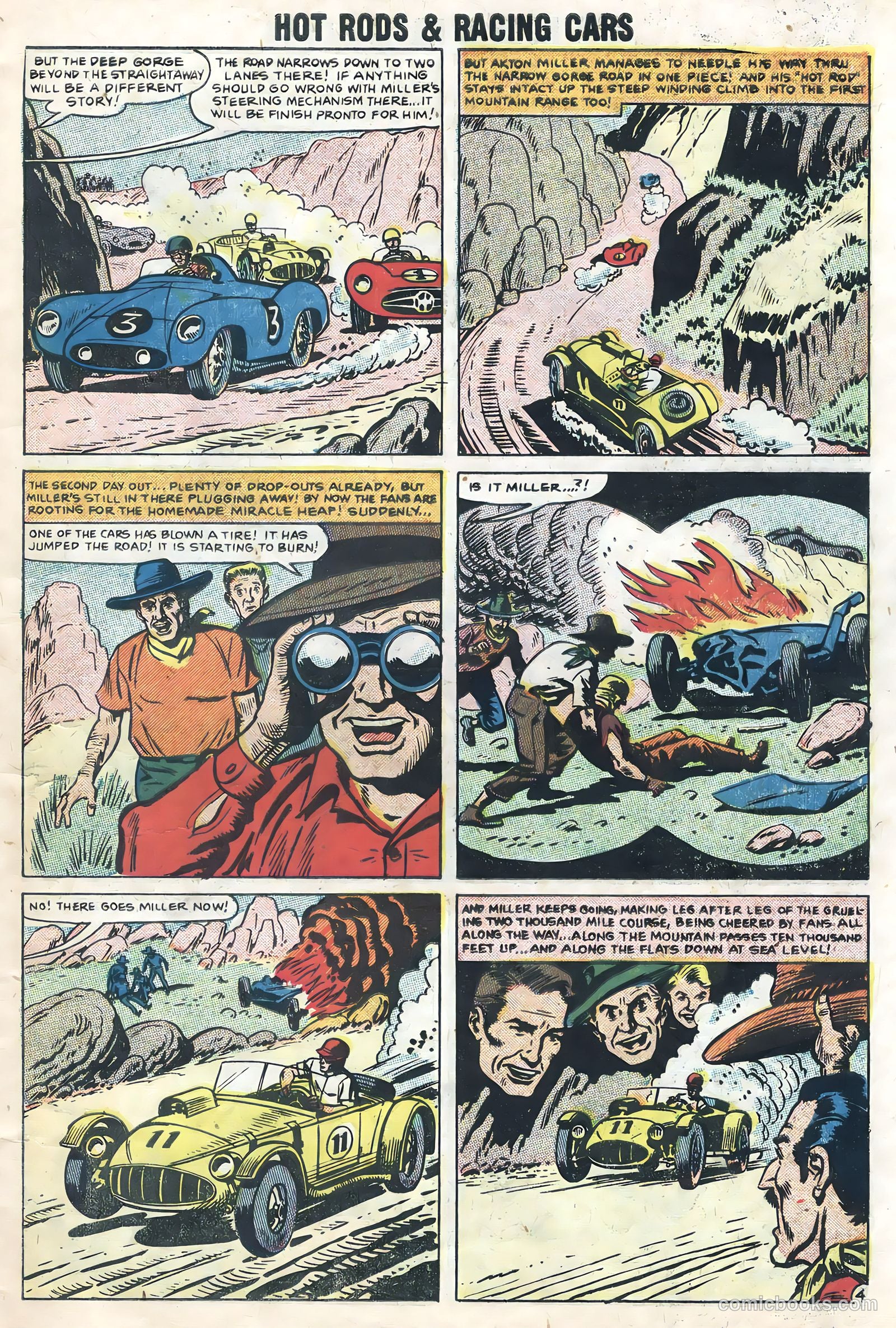 Hot Rods and Racing Cars #37 (1958) — page 7 of 36