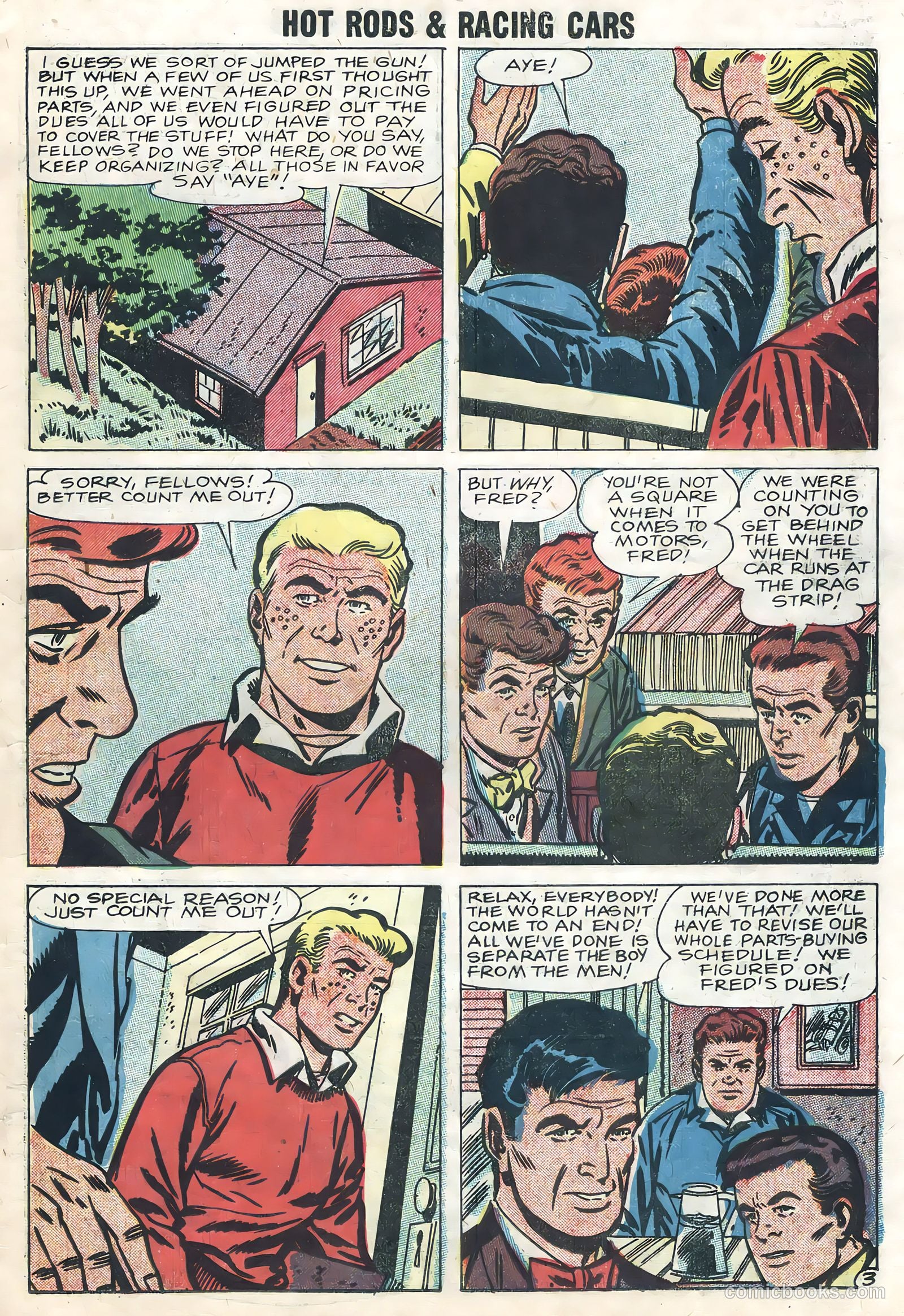 Hot Rods and Racing Cars #37 (1958) — page 11 of 36