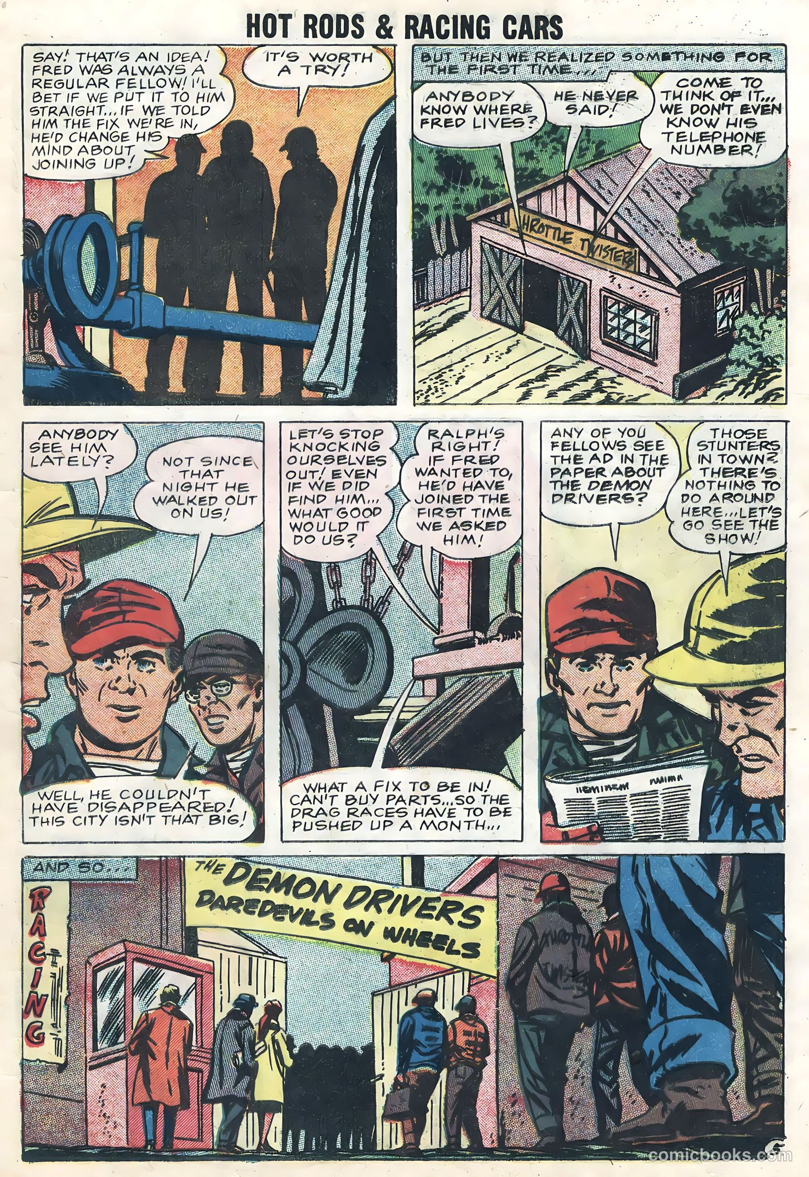 Hot Rods and Racing Cars #37 (1958) — page 13 of 36