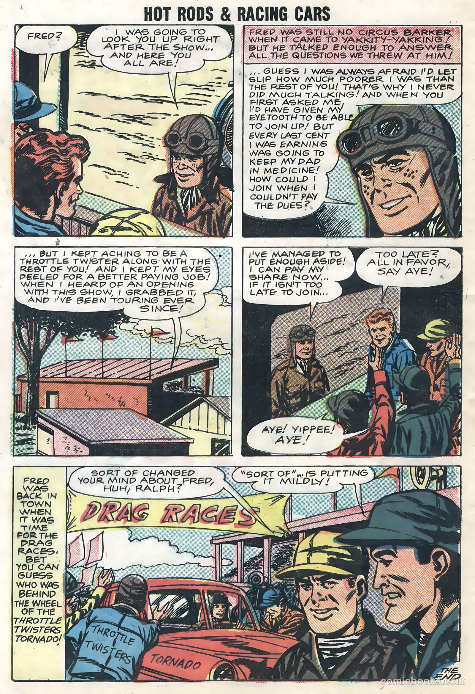 Hot Rods and Racing Cars #37 (1958) — page 16 of 36