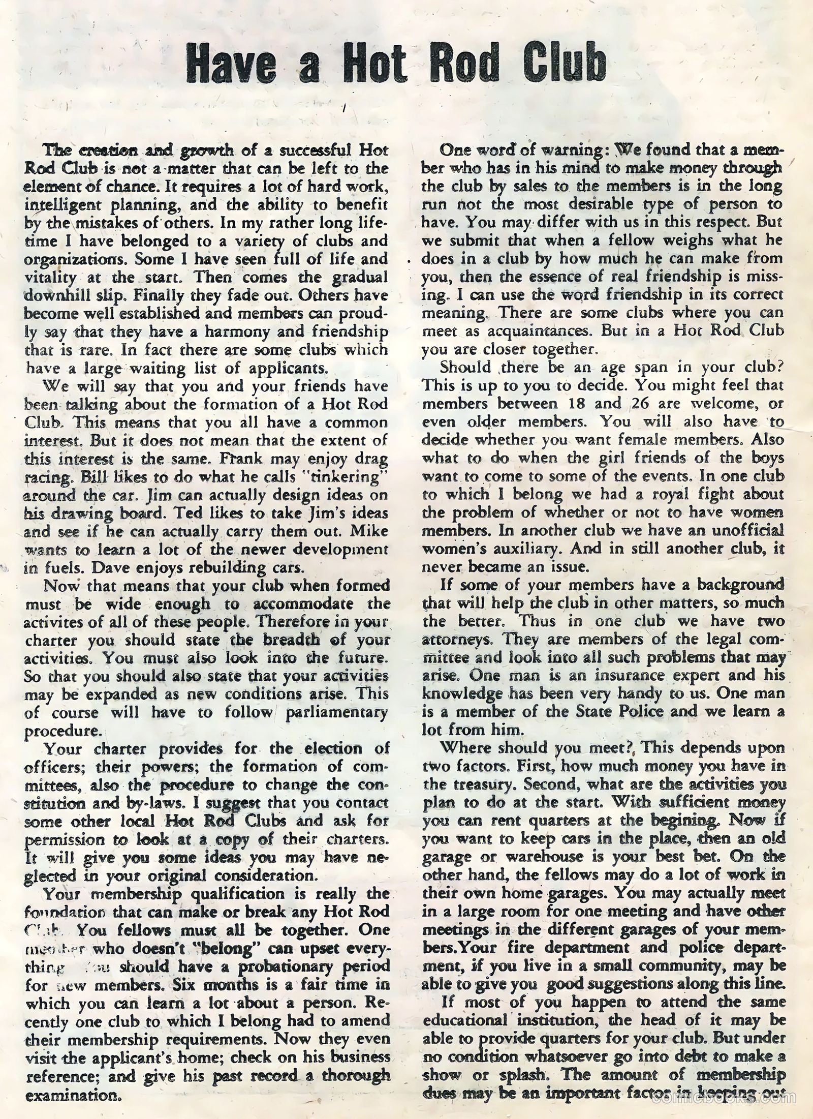 Hot Rods and Racing Cars #37 (1958) — page 20 of 36
