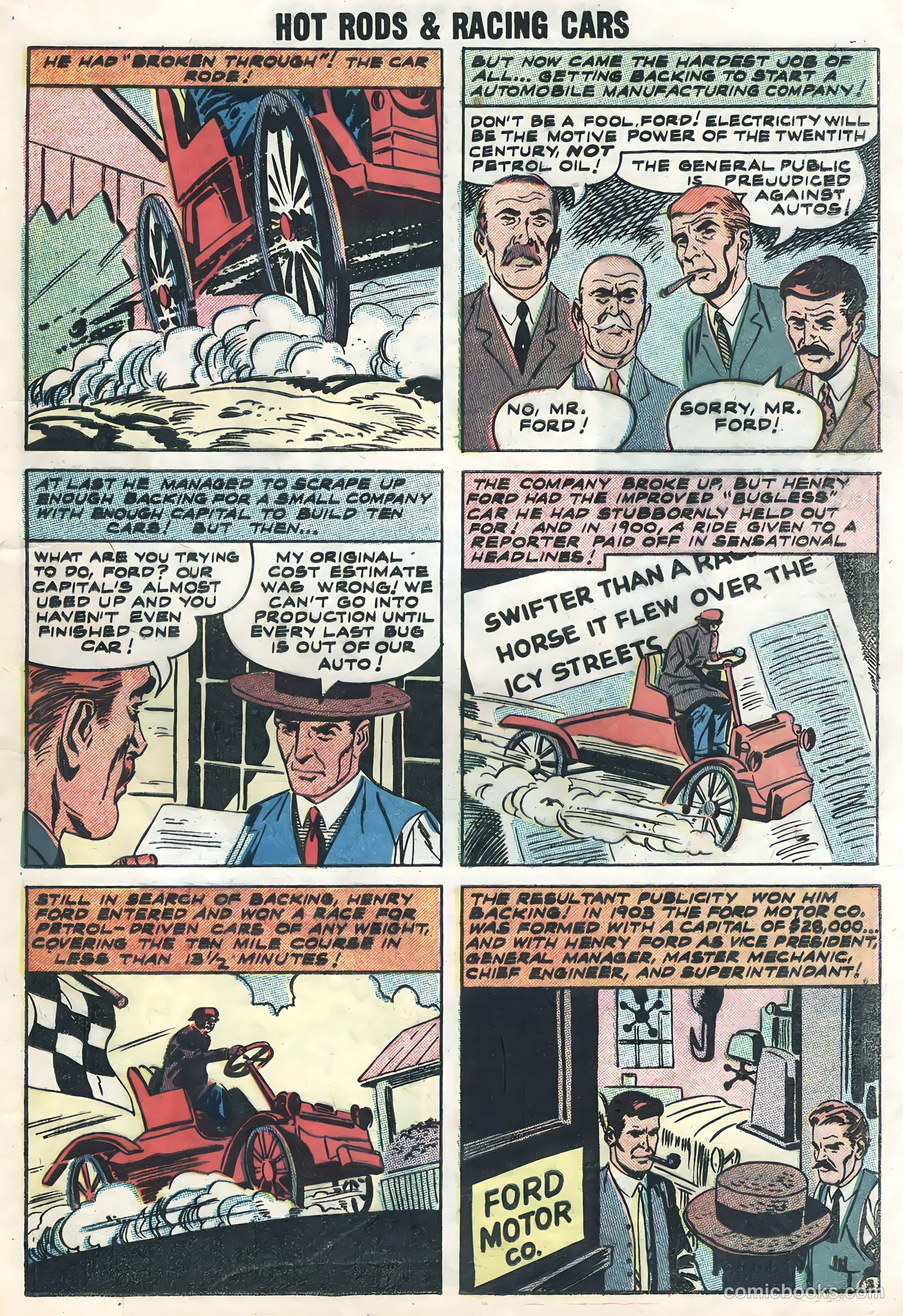 Hot Rods and Racing Cars #37 (1958) — page 25 of 36