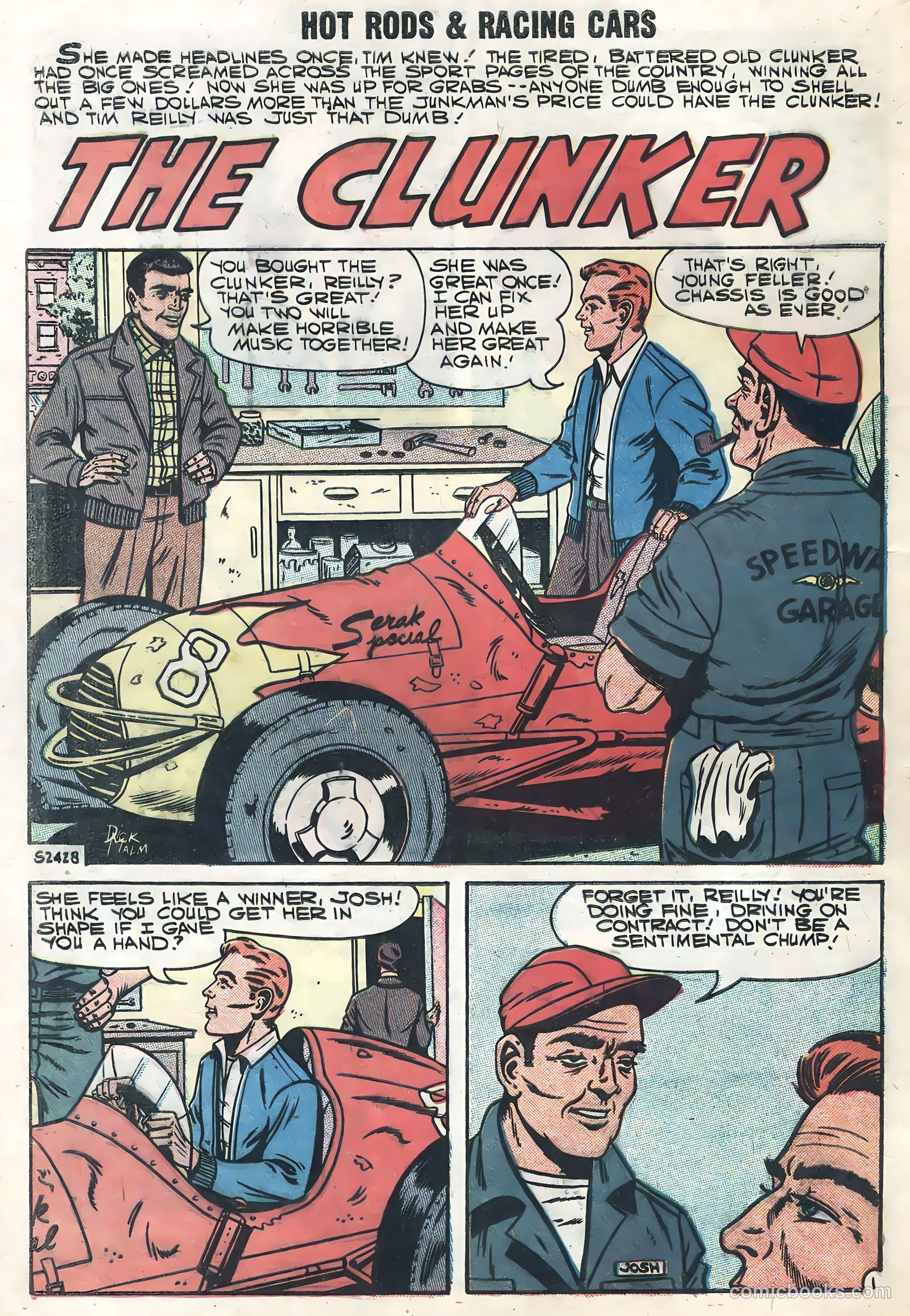 Hot Rods and Racing Cars #37 (1958) — page 28 of 36
