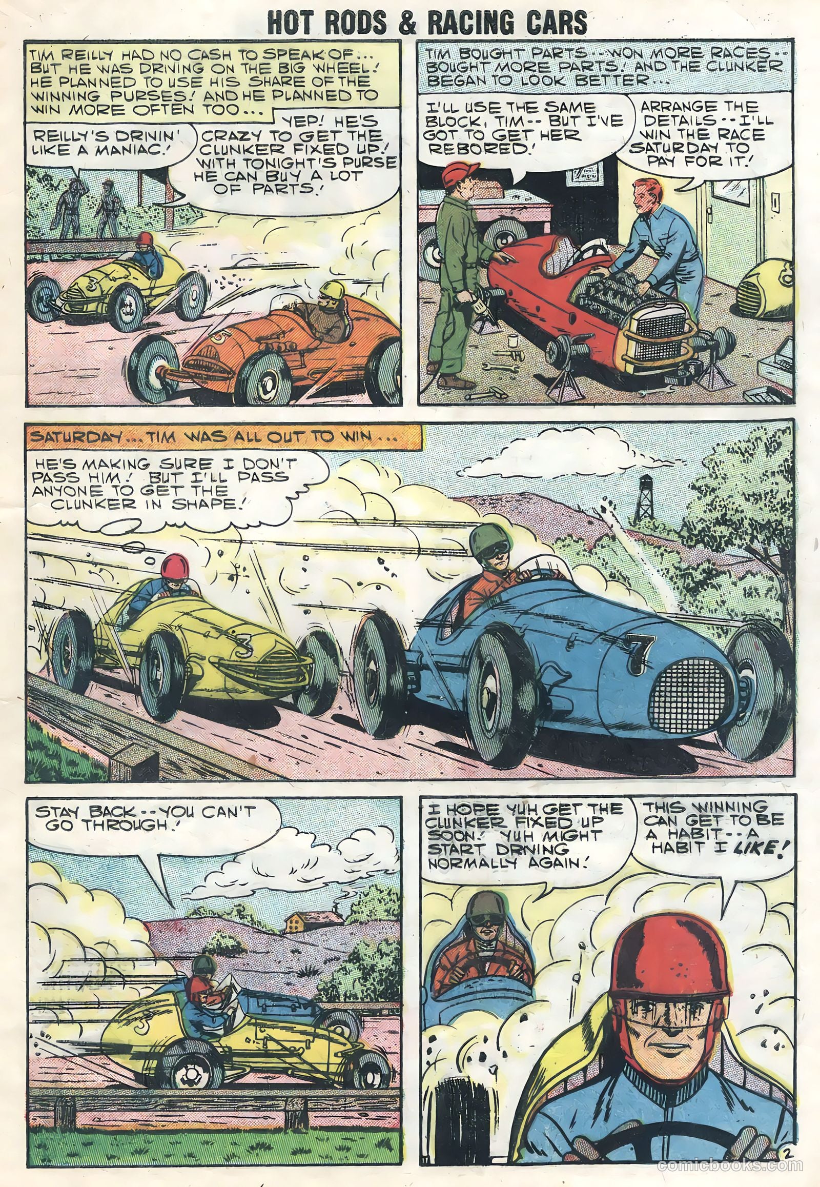 Hot Rods and Racing Cars #37 (1958) — page 29 of 36