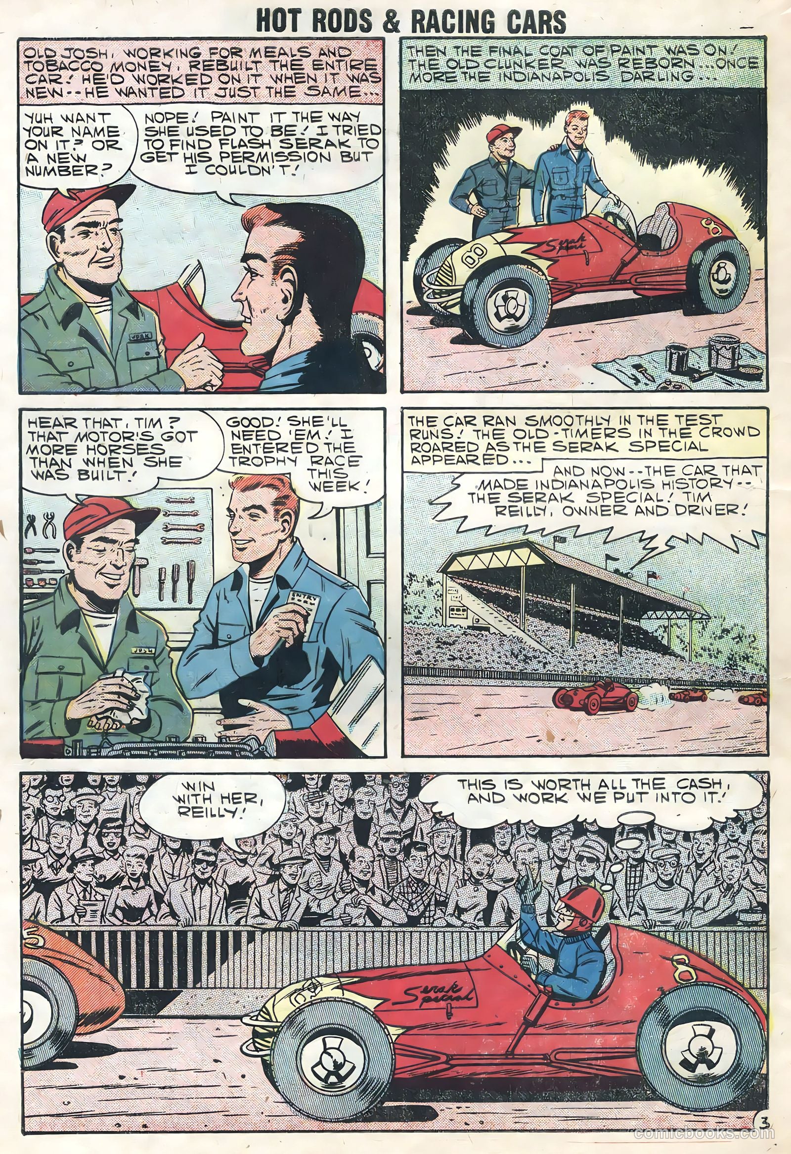 Hot Rods and Racing Cars #37 (1958) — page 30 of 36