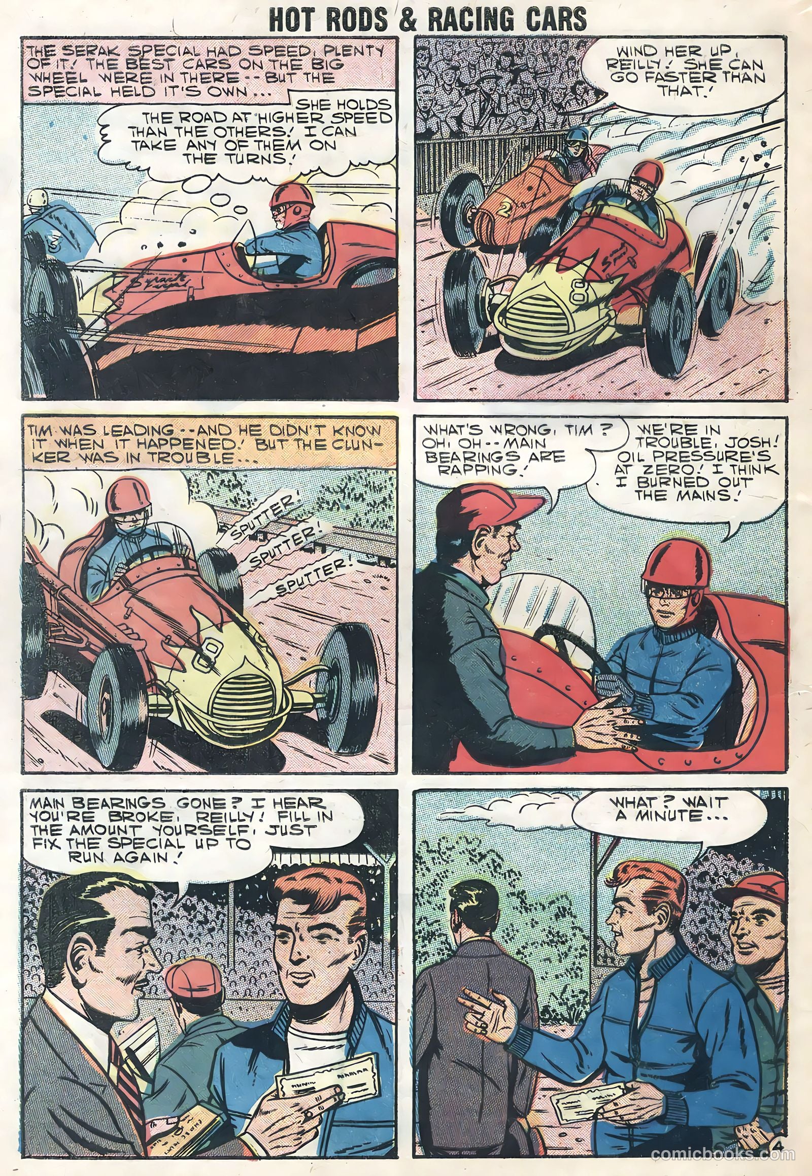 Hot Rods and Racing Cars #37 (1958) — page 32 of 36