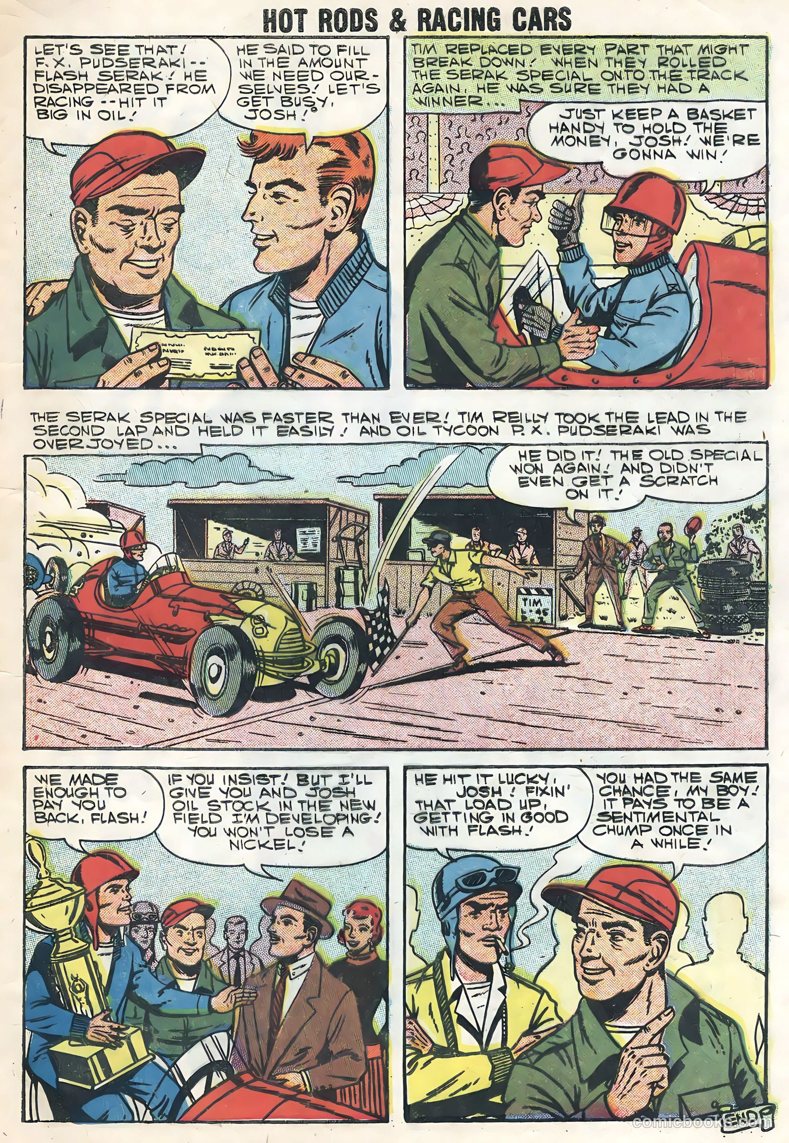 Hot Rods and Racing Cars #37 (1958) — page 33 of 36