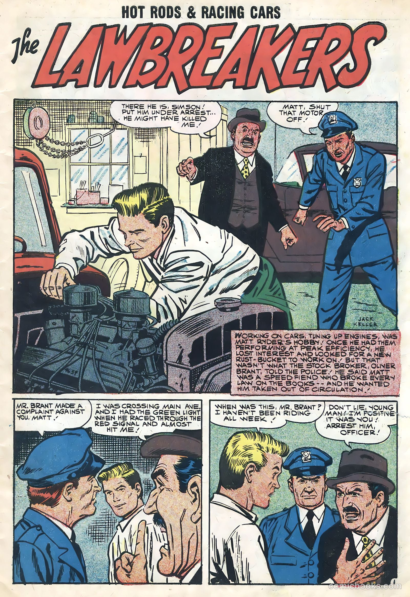 Hot Rods and Racing Cars #38 (1959) — page 3 of 36