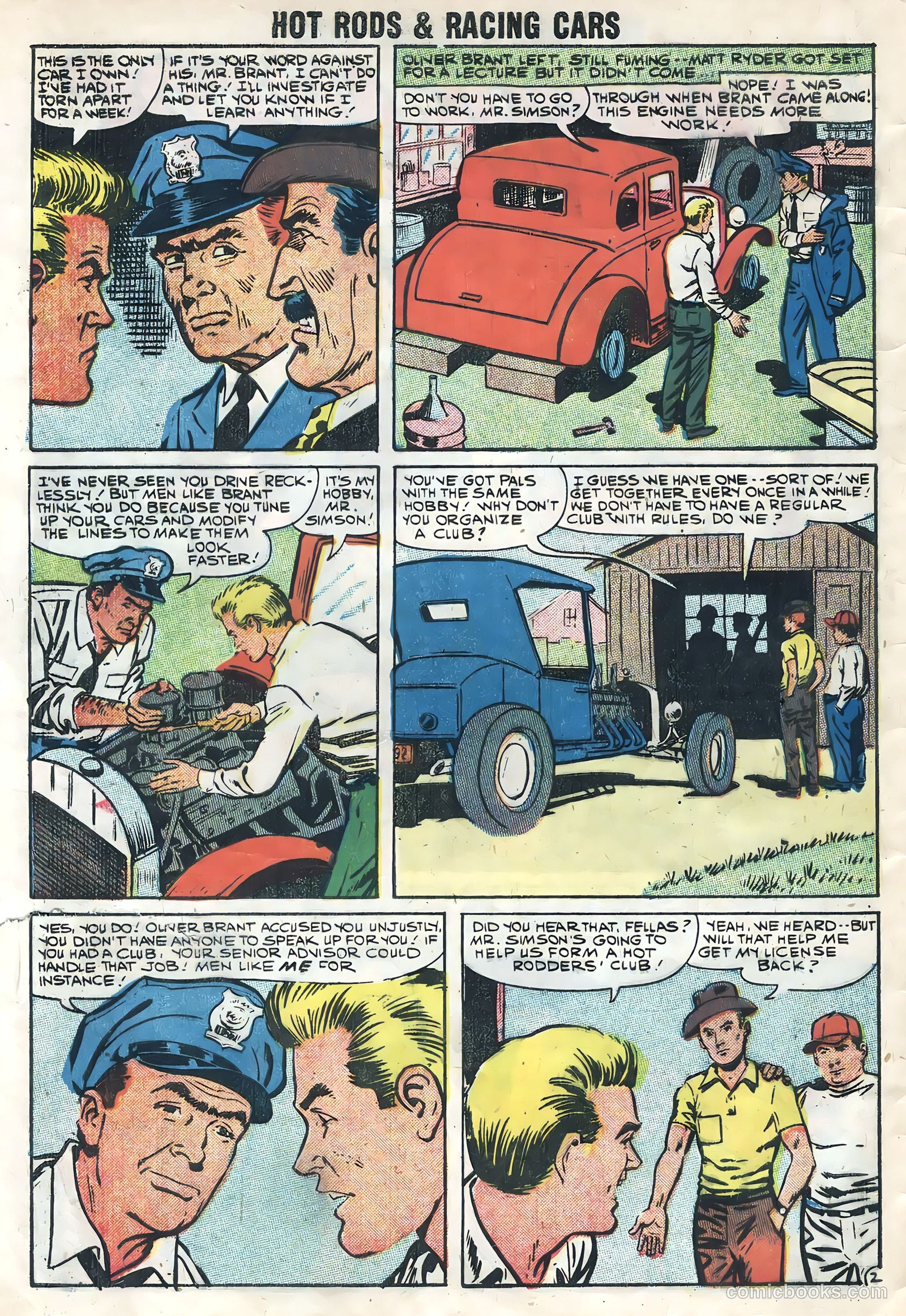 Hot Rods and Racing Cars #38 (1959) — page 4 of 36