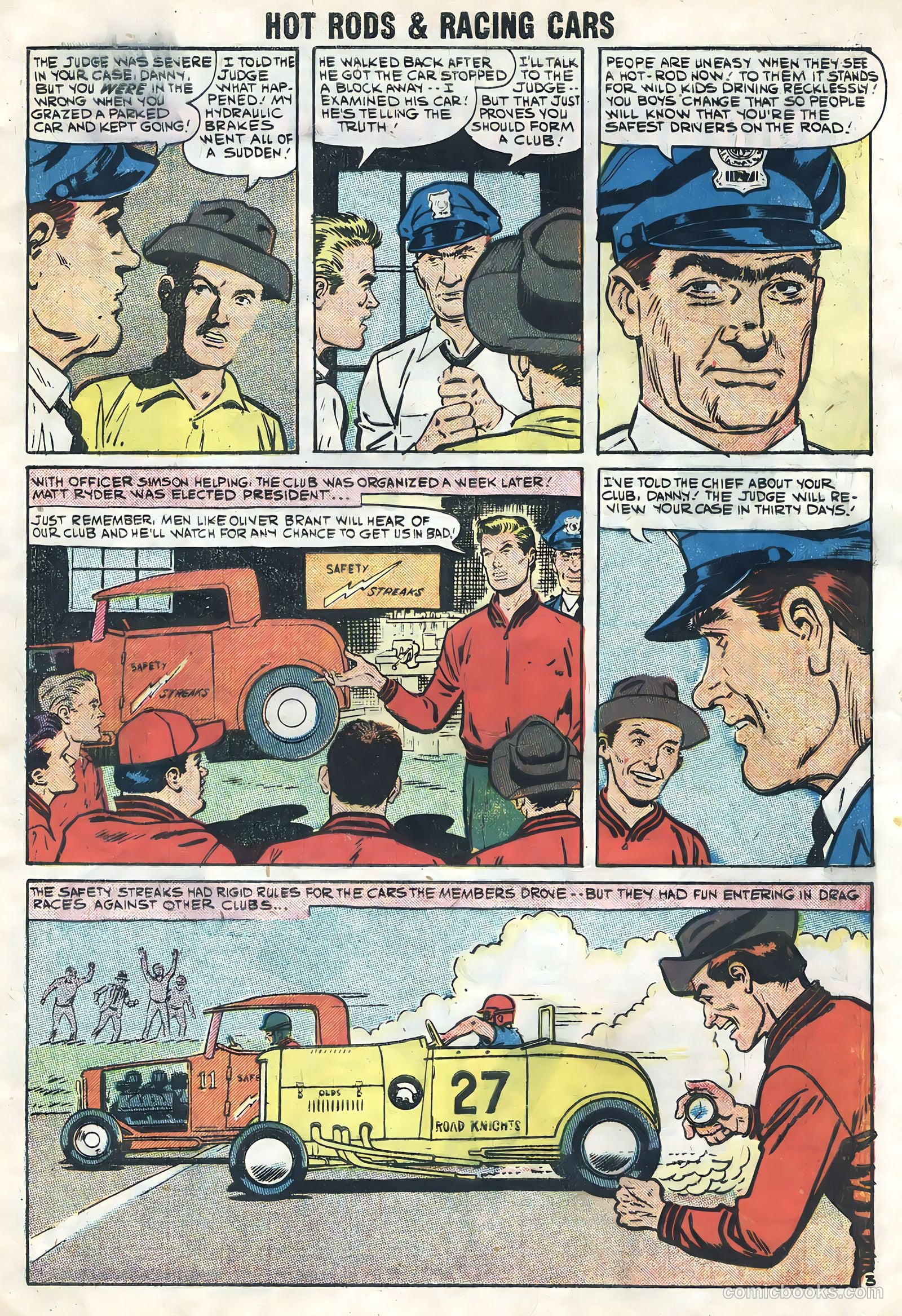 Hot Rods and Racing Cars #38 (1959) — page 5 of 36