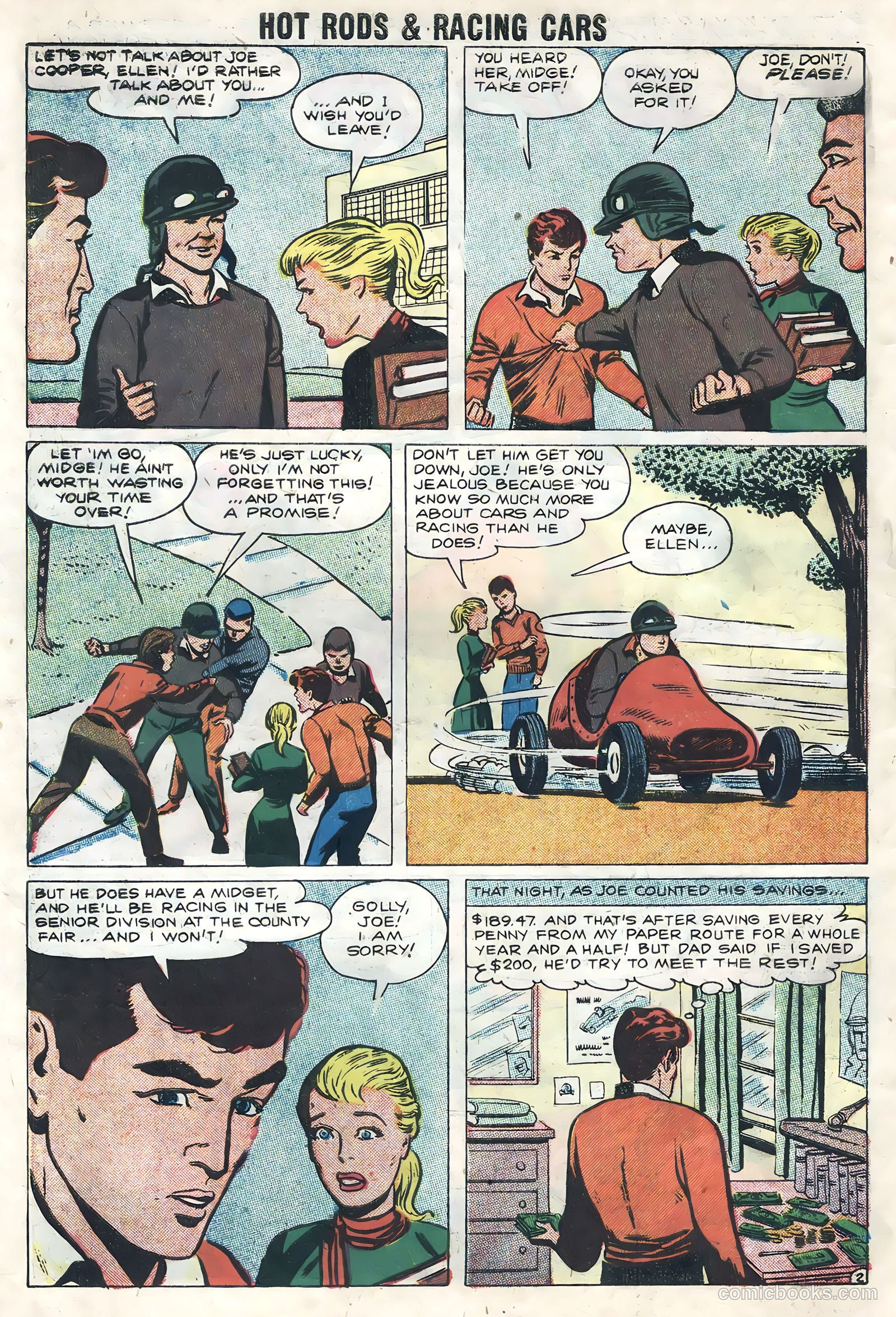 Hot Rods and Racing Cars #38 (1959) — page 10 of 36