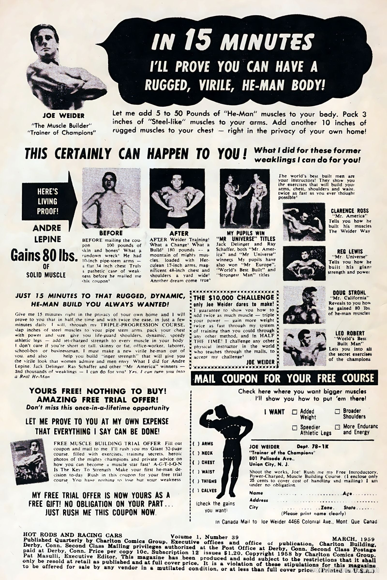 Hot Rods and Racing Cars #39 (1959) — page 2 of 35