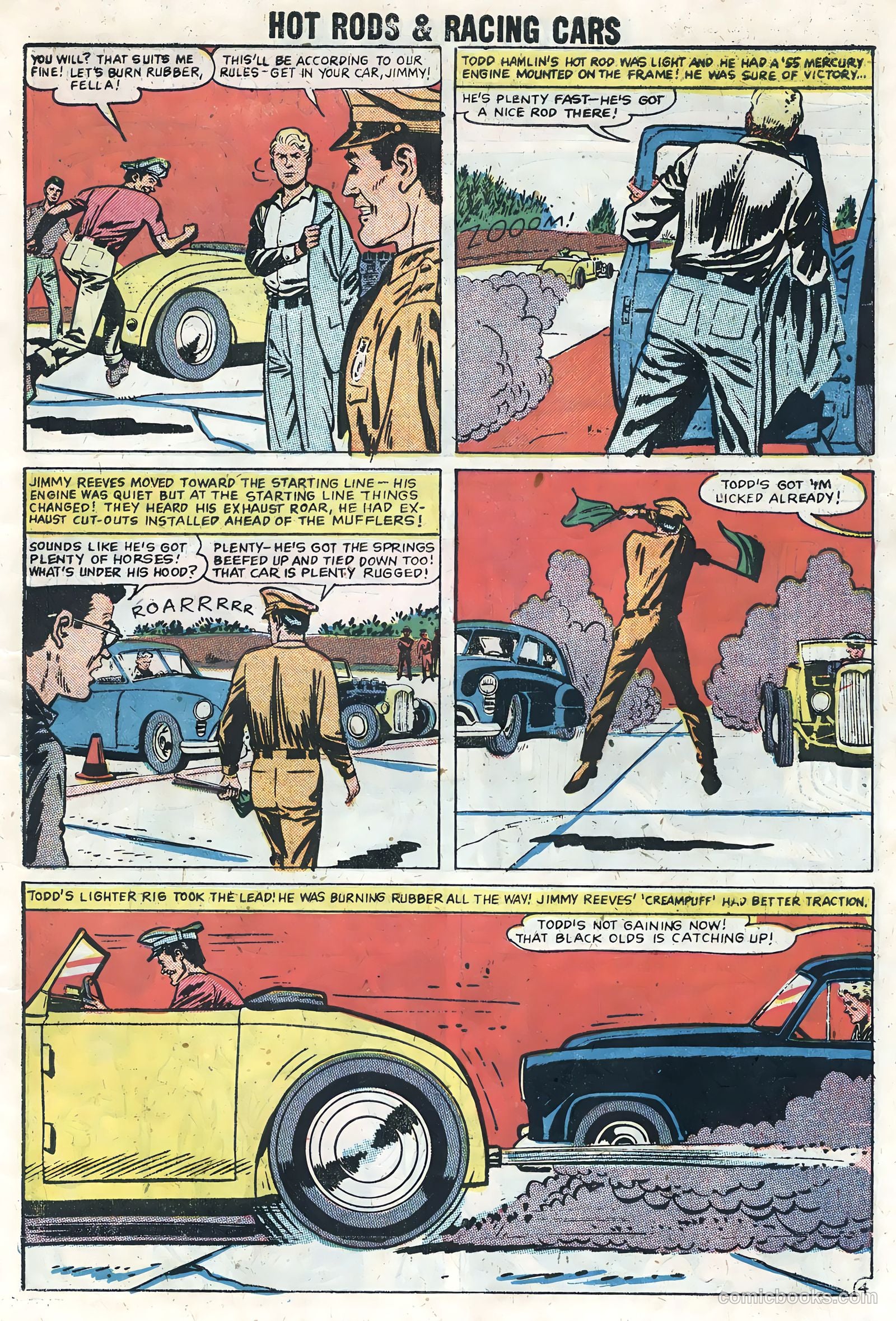 Hot Rods and Racing Cars #39 (1959) — page 7 of 35