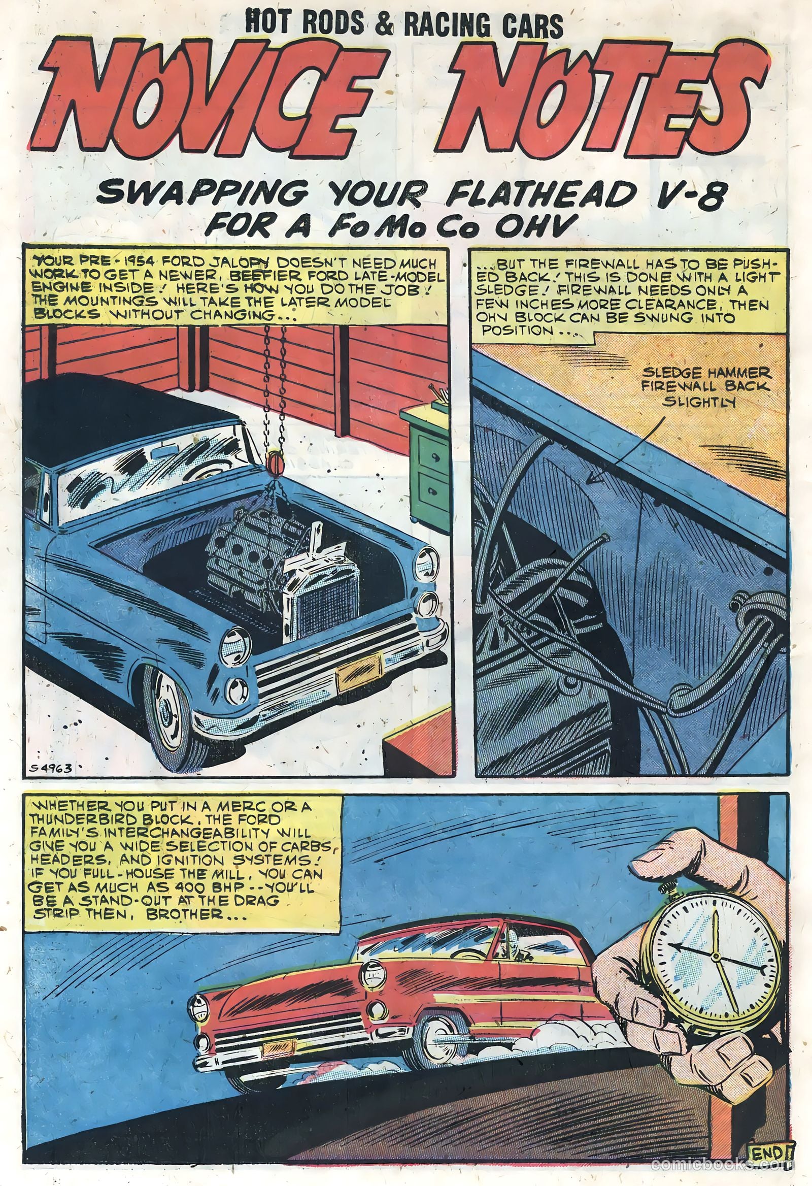 Hot Rods and Racing Cars #39 (1959) — page 13 of 35