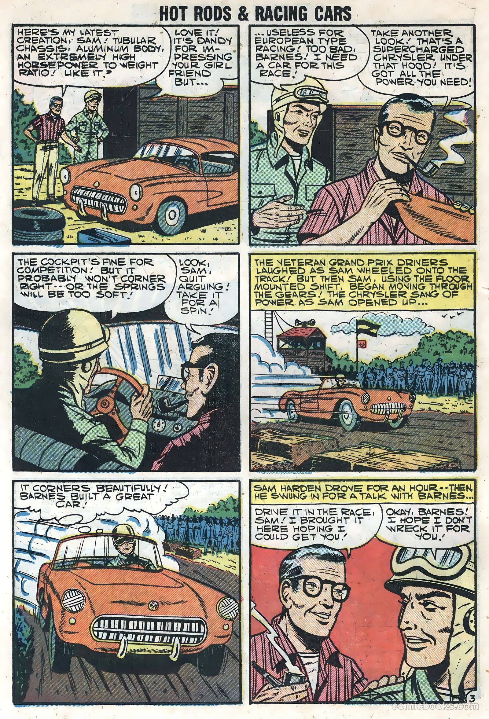 Hot Rods and Racing Cars #39 (1959) — page 17 of 35