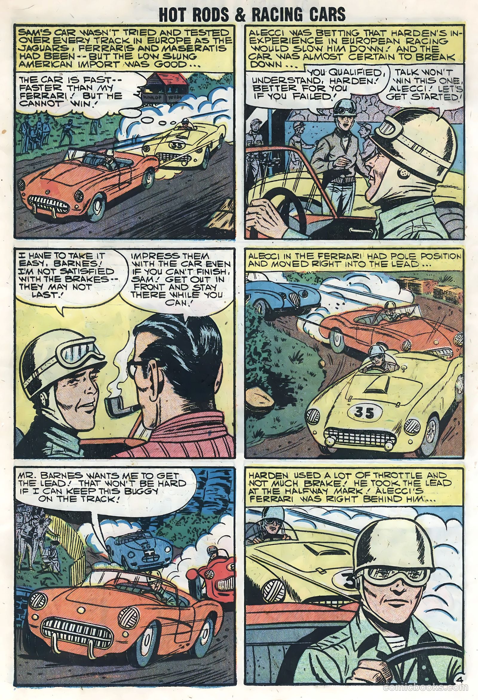 Hot Rods and Racing Cars #39 (1959) — page 18 of 35