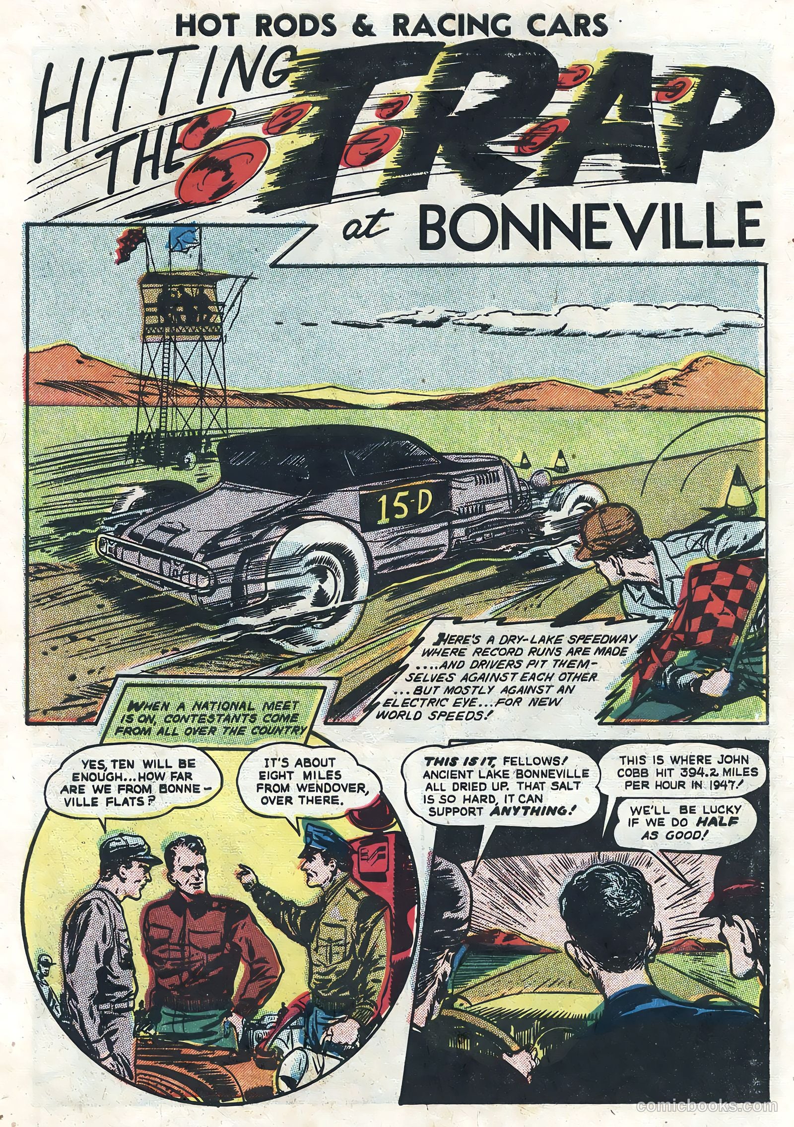 Hot Rods and Racing Cars #4 (1952) — page 3 of 36
