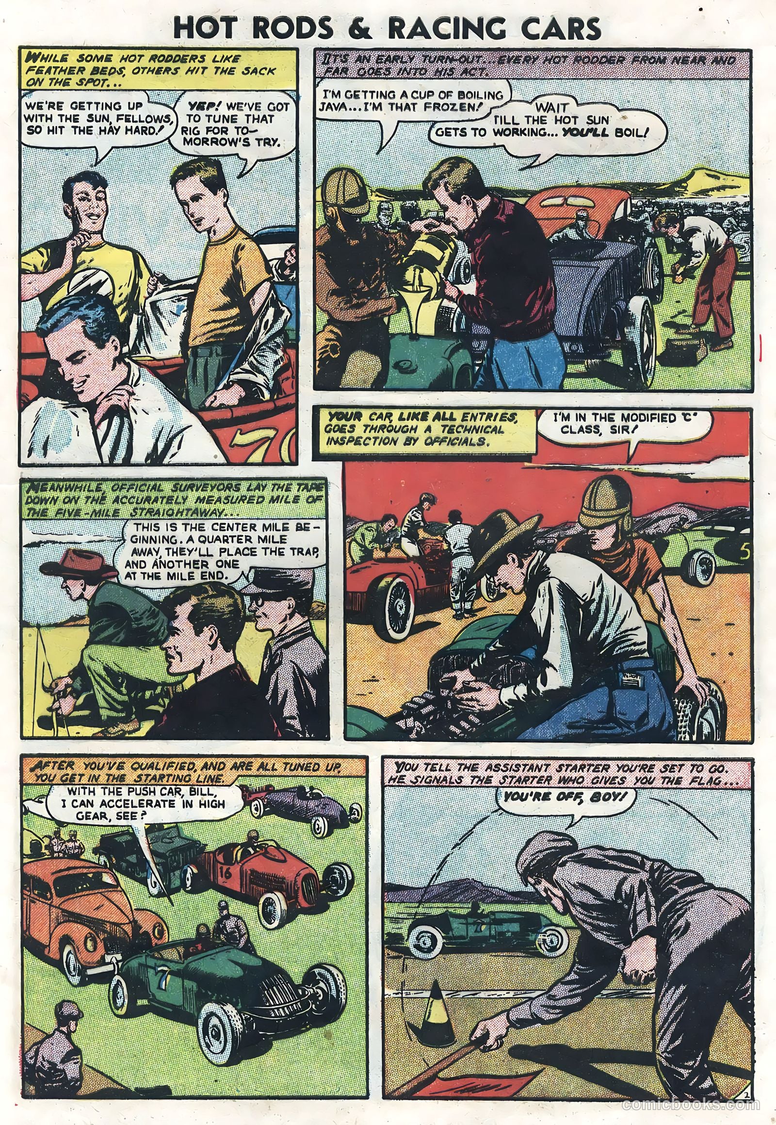 Hot Rods and Racing Cars #4 (1952) — page 4 of 36