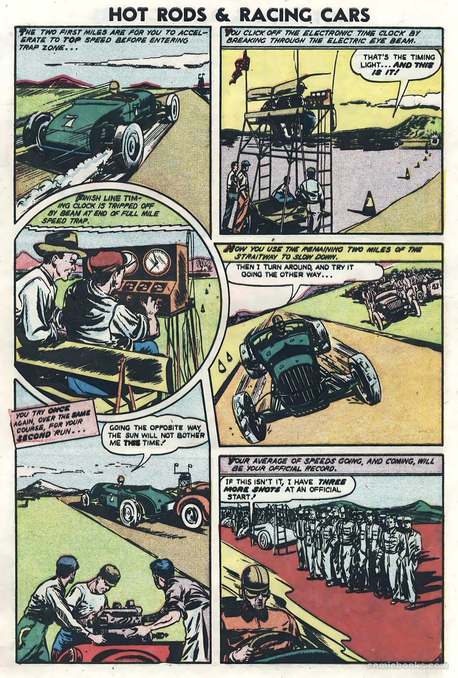 Hot Rods and Racing Cars #4 (1952) — page 5 of 36
