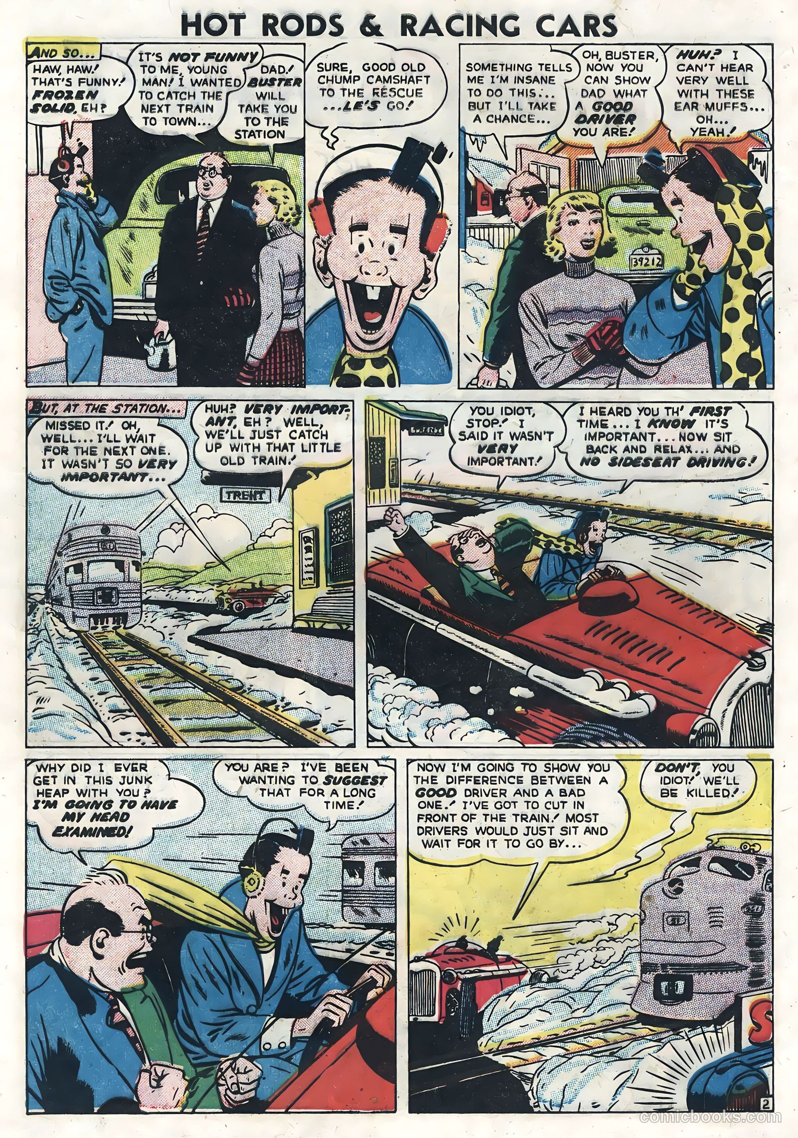 Hot Rods and Racing Cars #4 (1952) — page 8 of 36