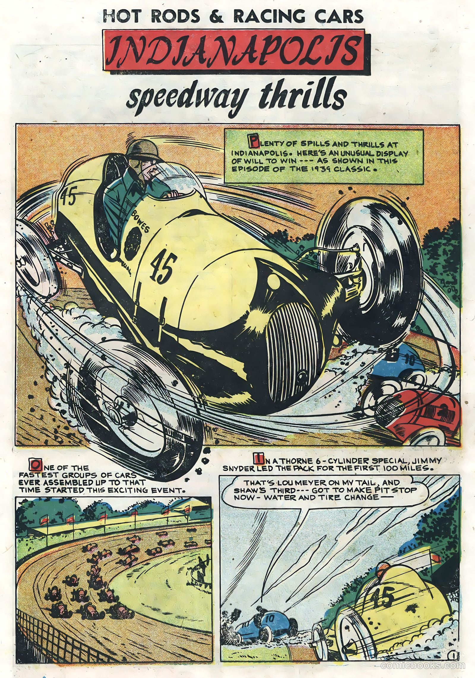 Hot Rods and Racing Cars #4 (1952) — page 11 of 36