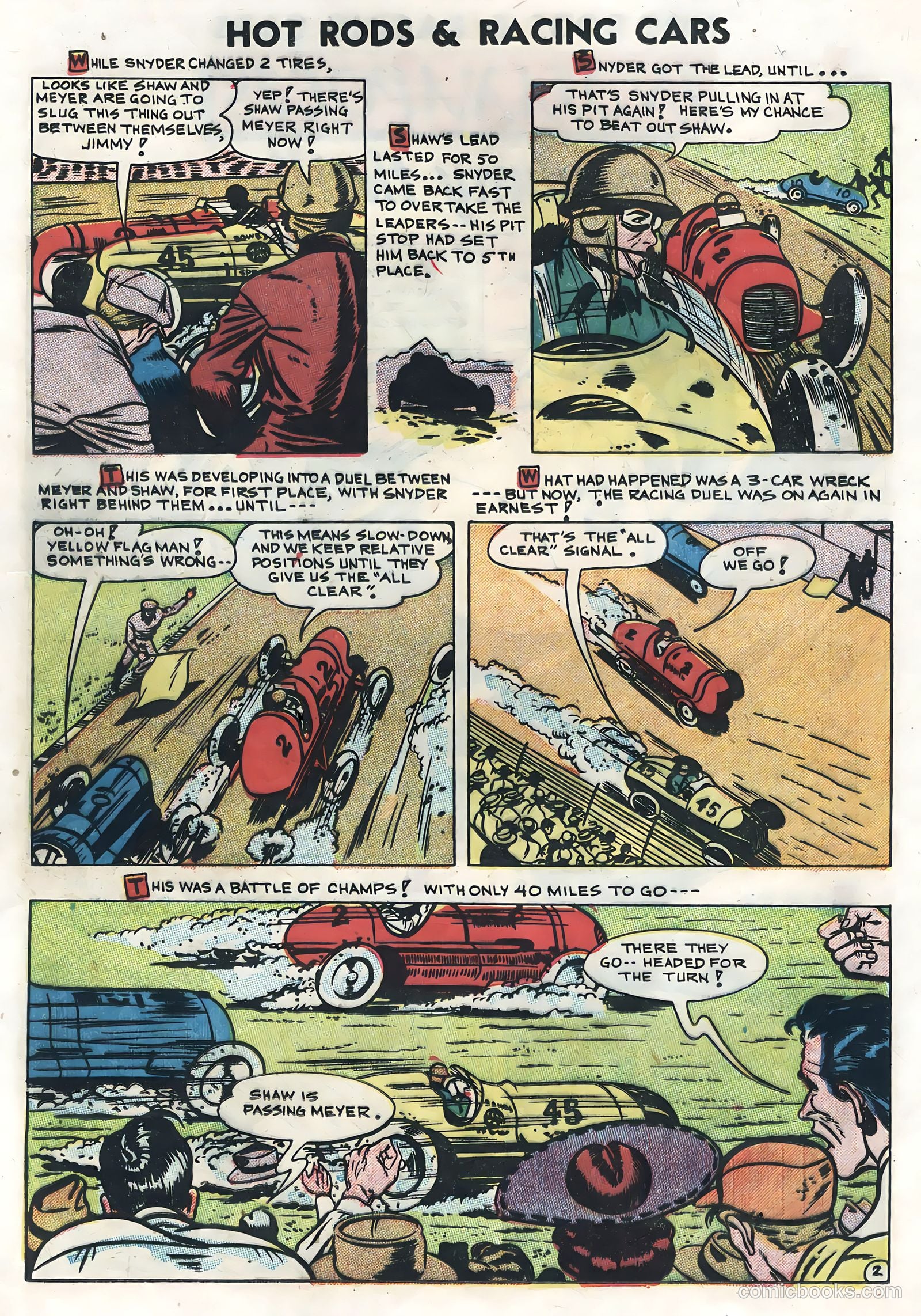 Hot Rods and Racing Cars #4 (1952) — page 12 of 36