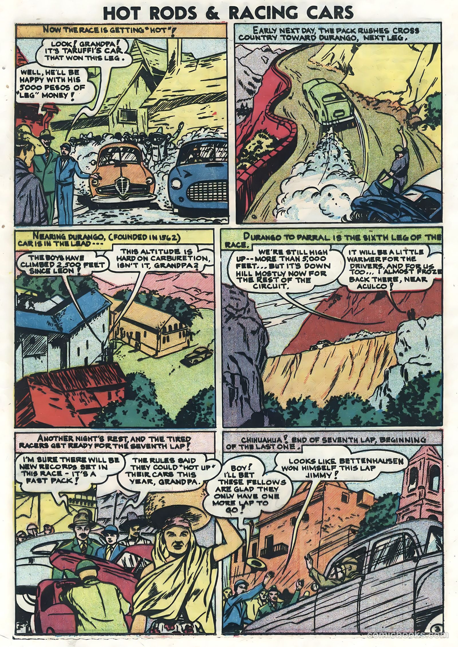 Hot Rods and Racing Cars #4 (1952) — page 16 of 36