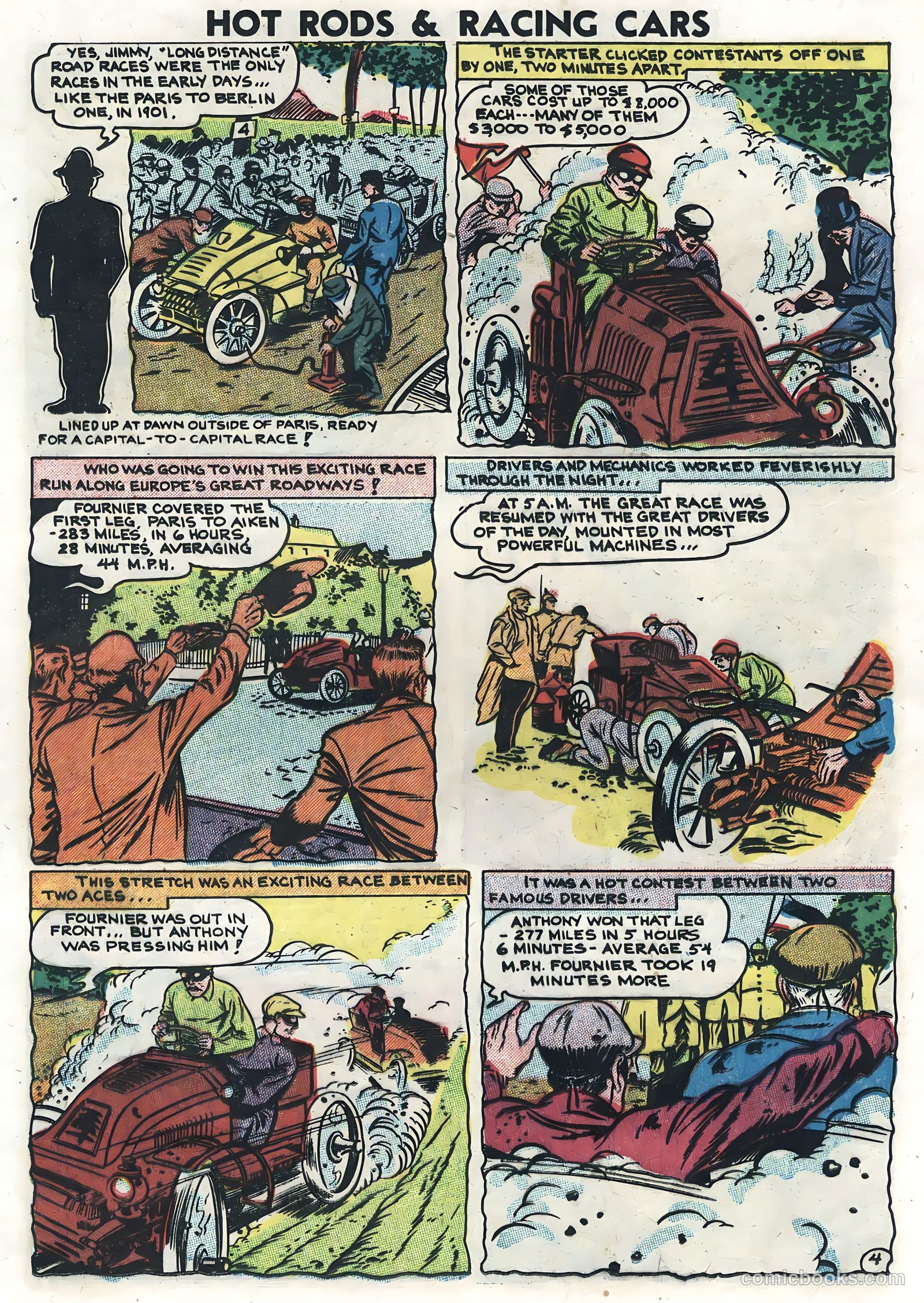 Hot Rods and Racing Cars #4 (1952) — page 17 of 36