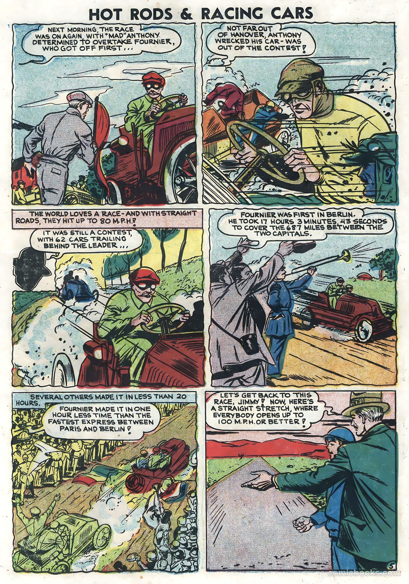Hot Rods and Racing Cars #4 (1952) — page 18 of 36