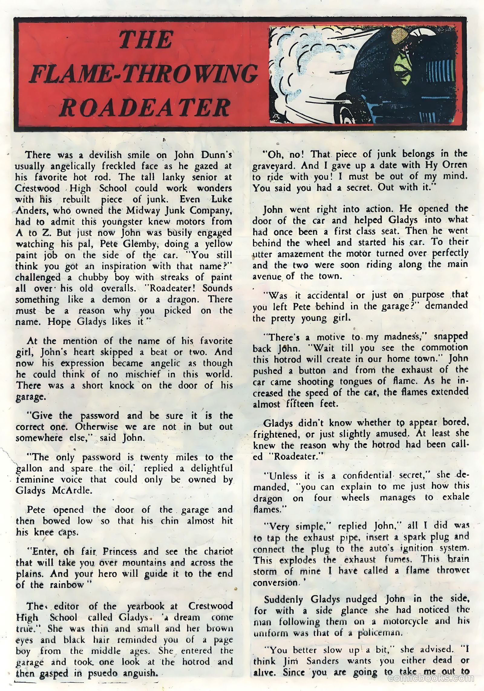 Hot Rods and Racing Cars #4 (1952) — page 20 of 36