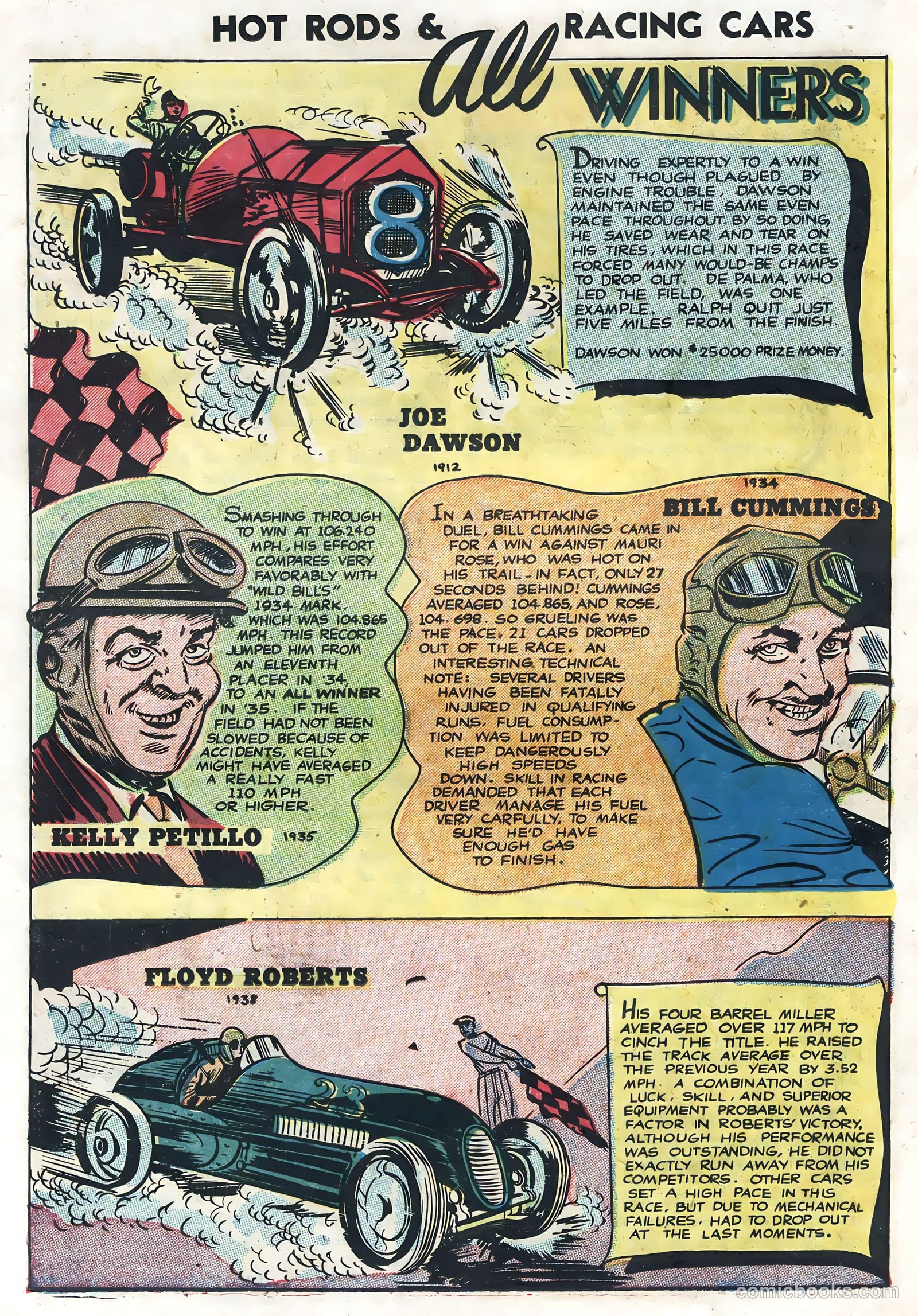 Hot Rods and Racing Cars #4 (1952) — page 22 of 36