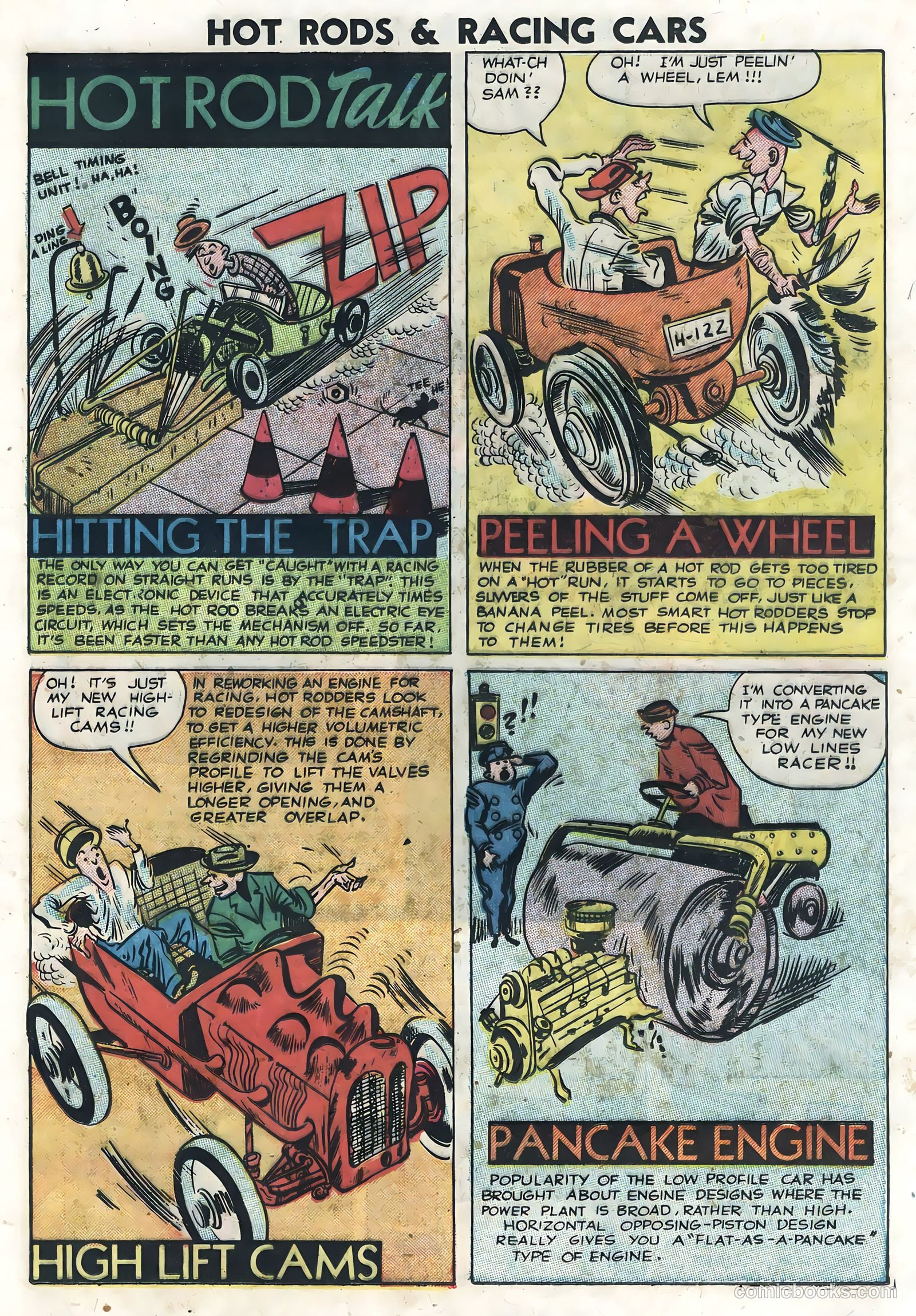 Hot Rods and Racing Cars #4 (1952) — page 25 of 36