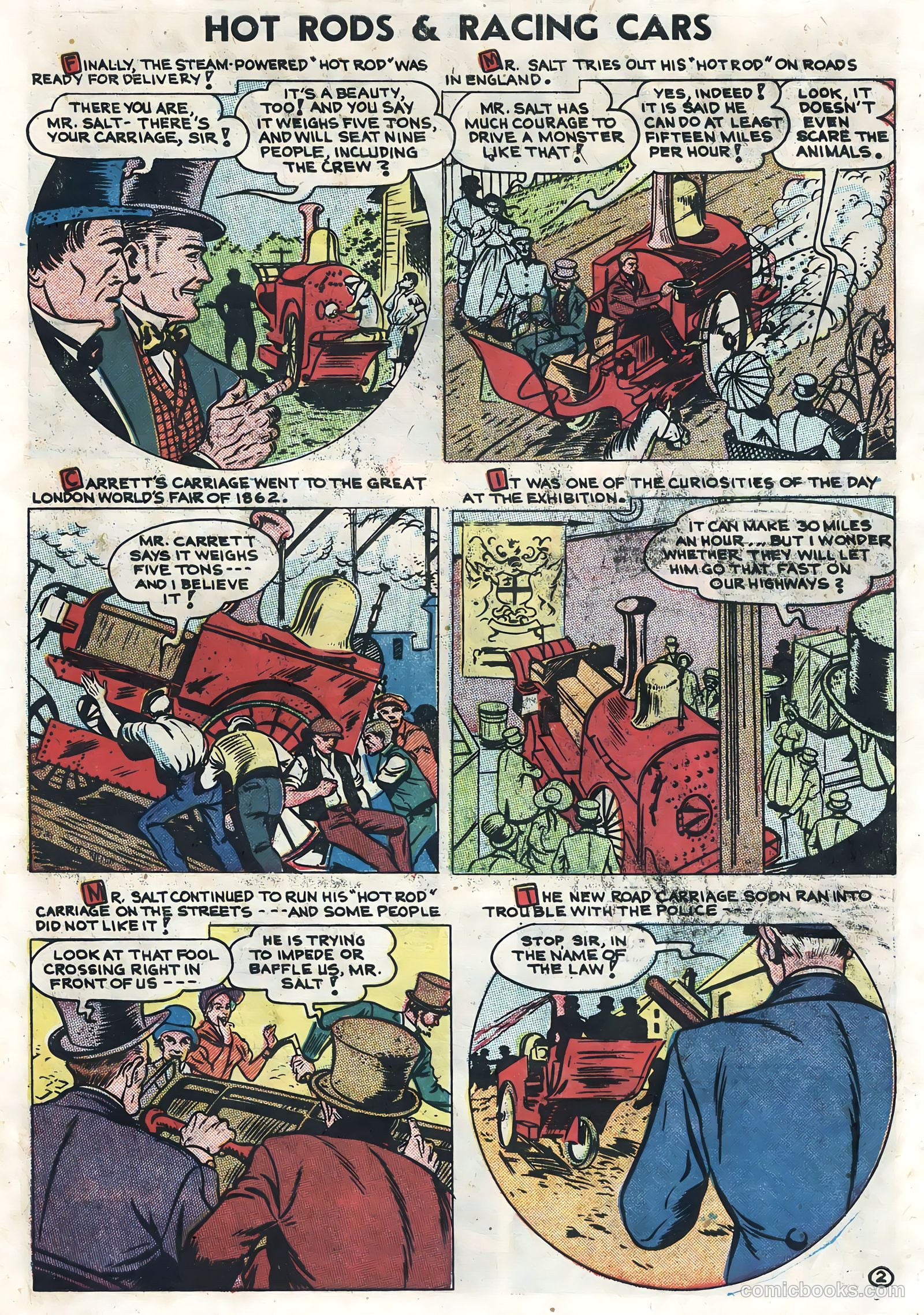 Hot Rods and Racing Cars #4 (1952) — page 27 of 36