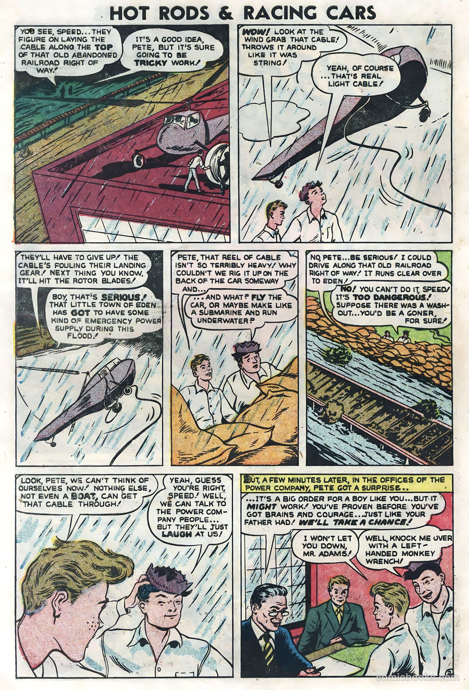 Hot Rods and Racing Cars #4 (1952) — page 30 of 36