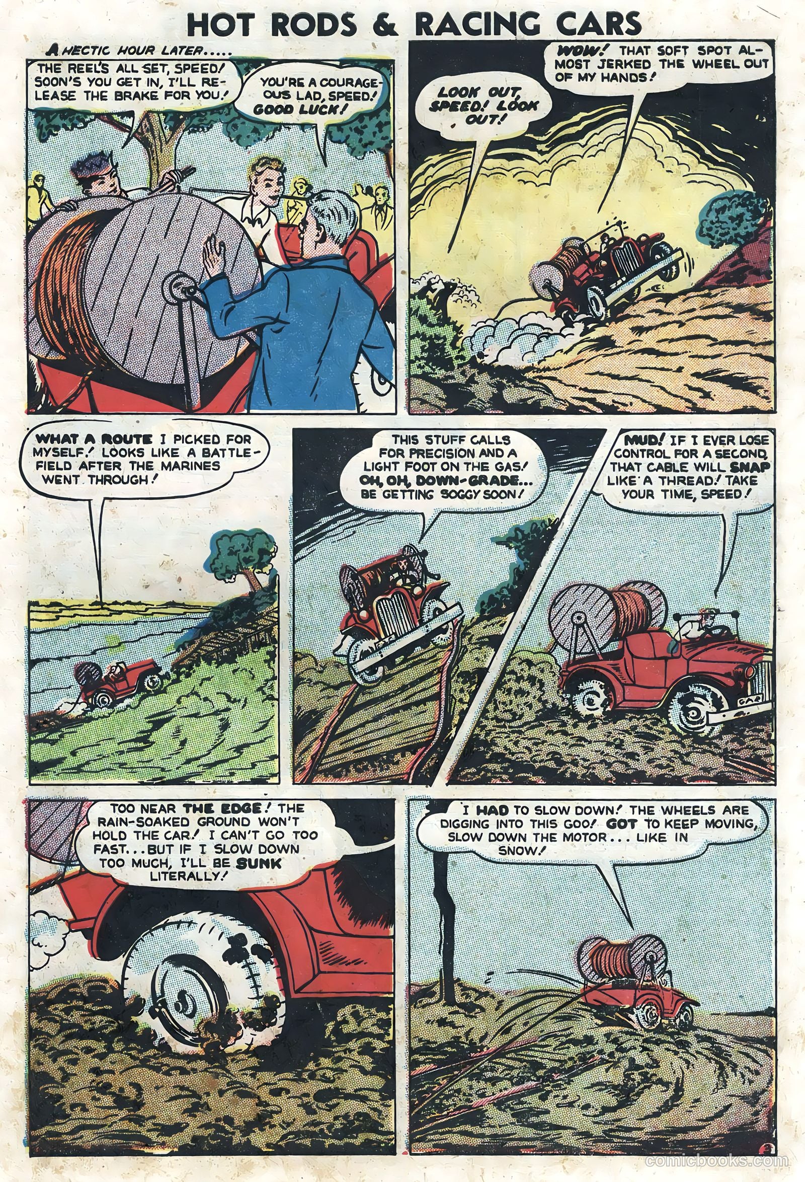 Hot Rods and Racing Cars #4 (1952) — page 31 of 36