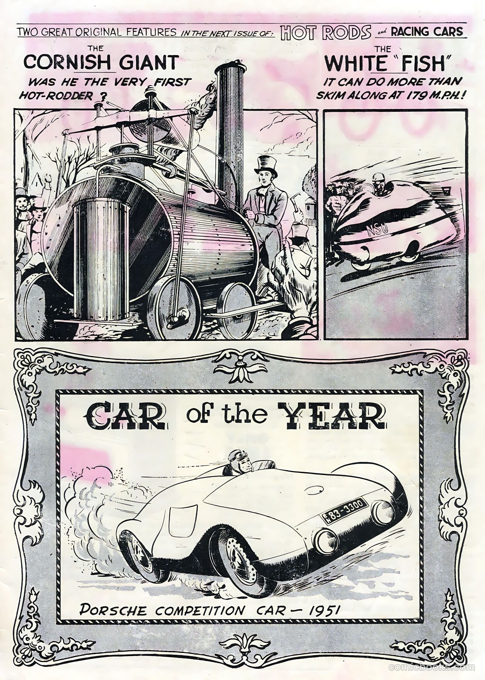 Hot Rods and Racing Cars #4 (1952) — page 35 of 36