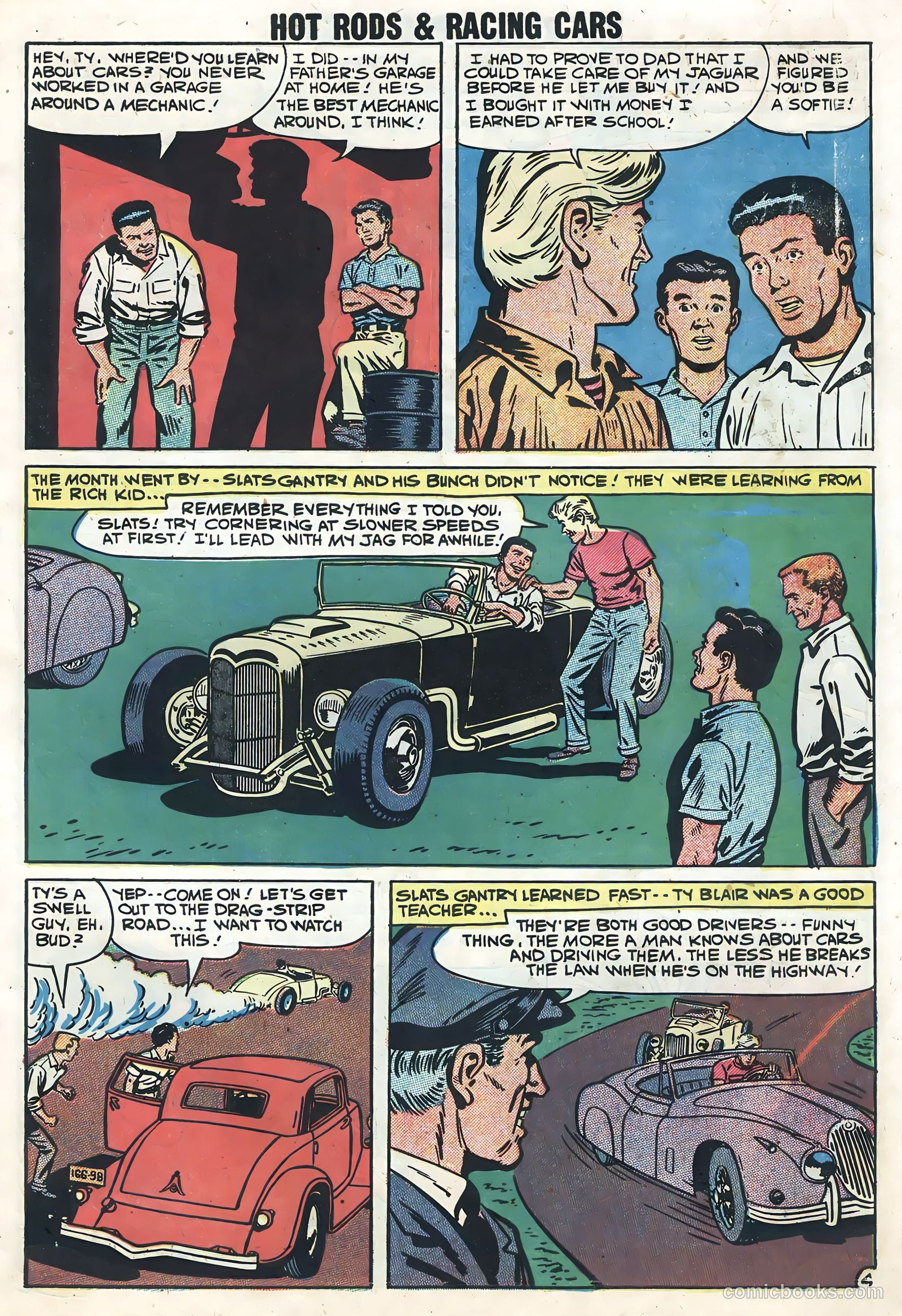 Hot Rods and Racing Cars #40 (1959) — page 7 of 36