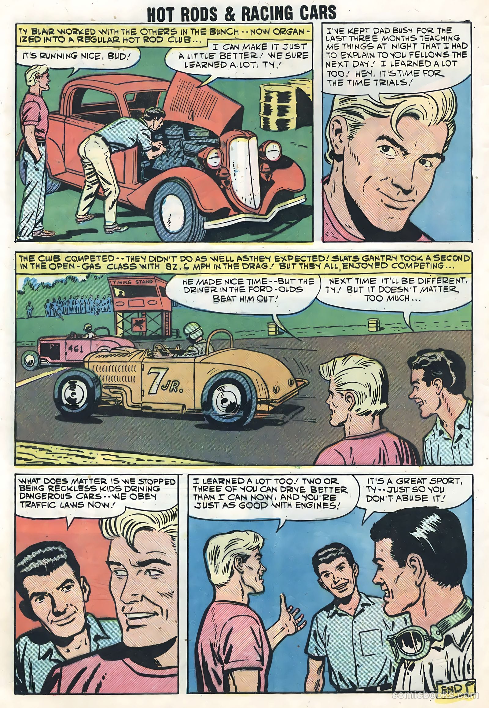 Hot Rods and Racing Cars #40 (1959) — page 8 of 36